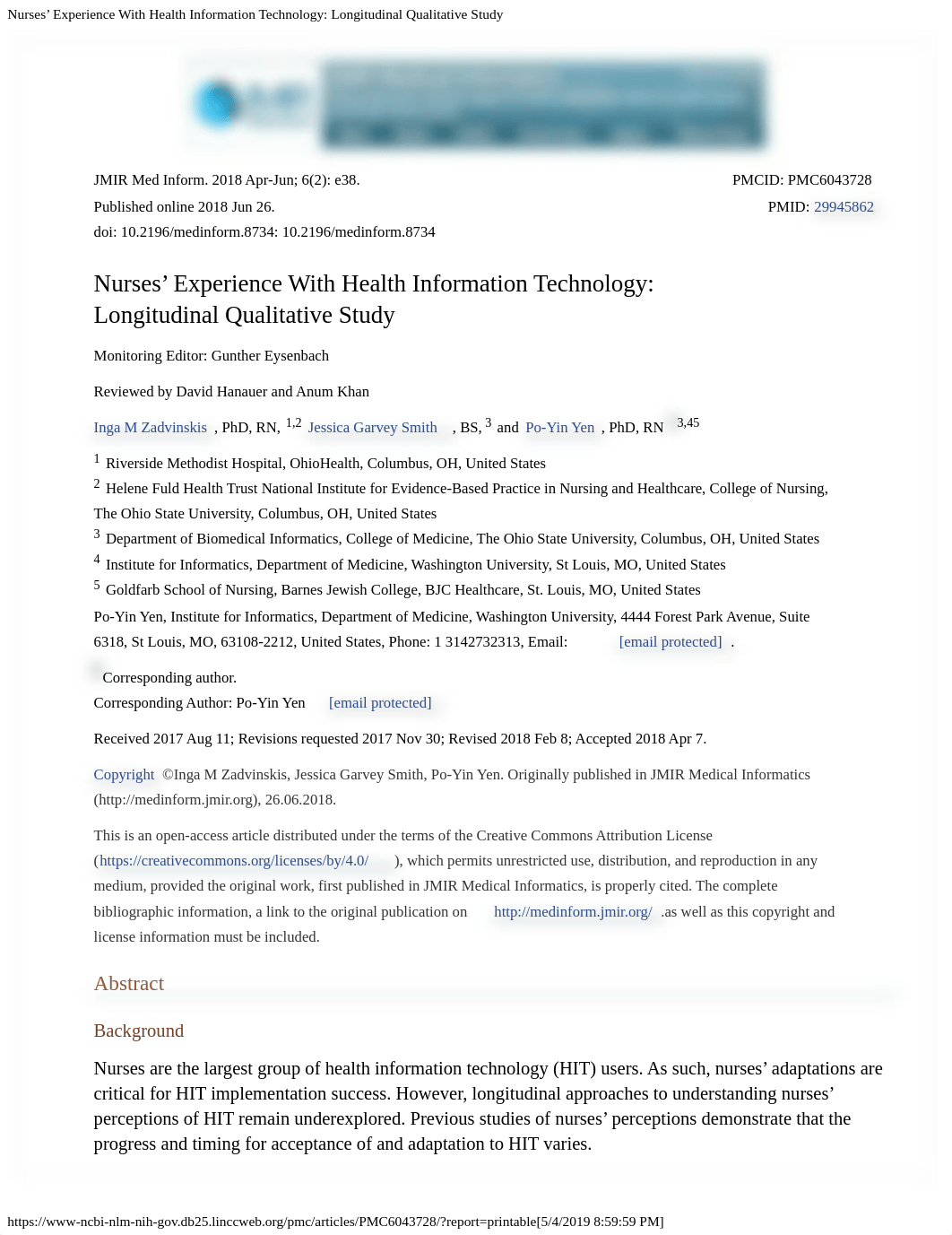 Nurses' Experience With Health Information Technology Longitudinal Qualitative.pdf_dhub95uinqc_page1