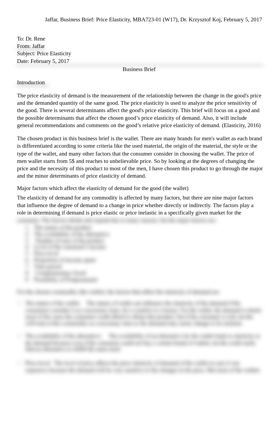 Business Brief - Price Elasticity of Demand.doc_dhug06pzfnk_page1