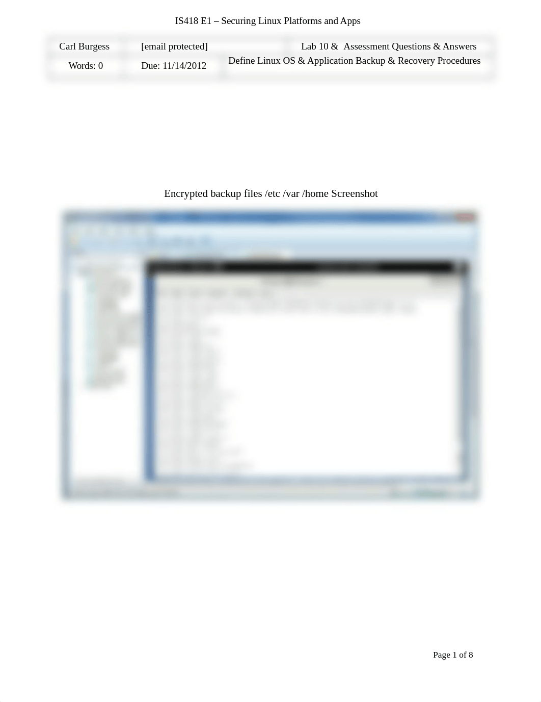 IS-418 - Week 10 - Lab 1 - Define Linux OS & Application Backup & Recovery Procedures.docx_dhurl0kwsmp_page2