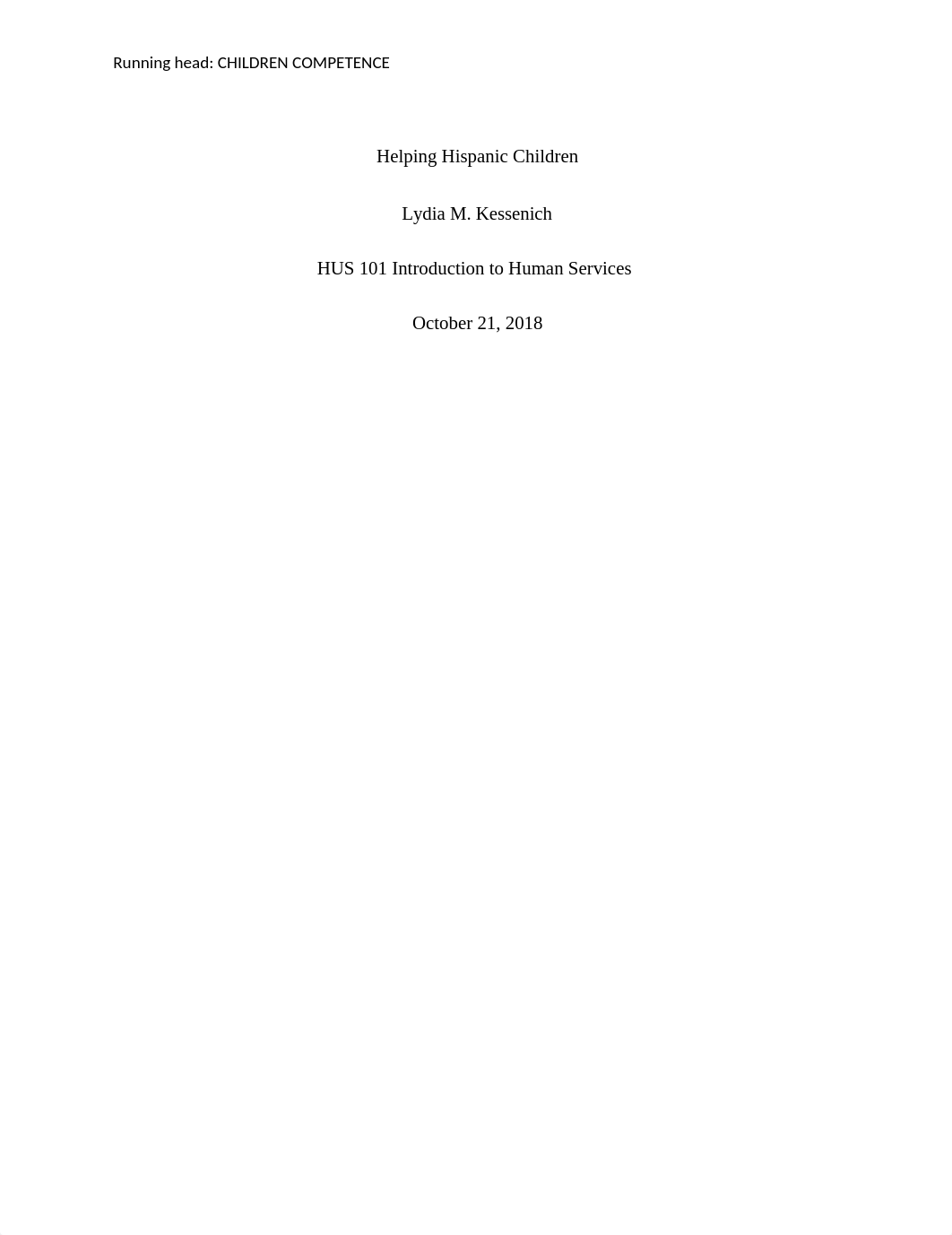 Working with Hispanic Children final paper HUS.docx_dhv4vg1lhyk_page1