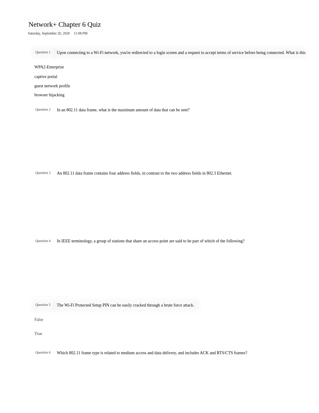 Network+ Chapter 6 Quiz .pdf_dhv4z7mt2ww_page1