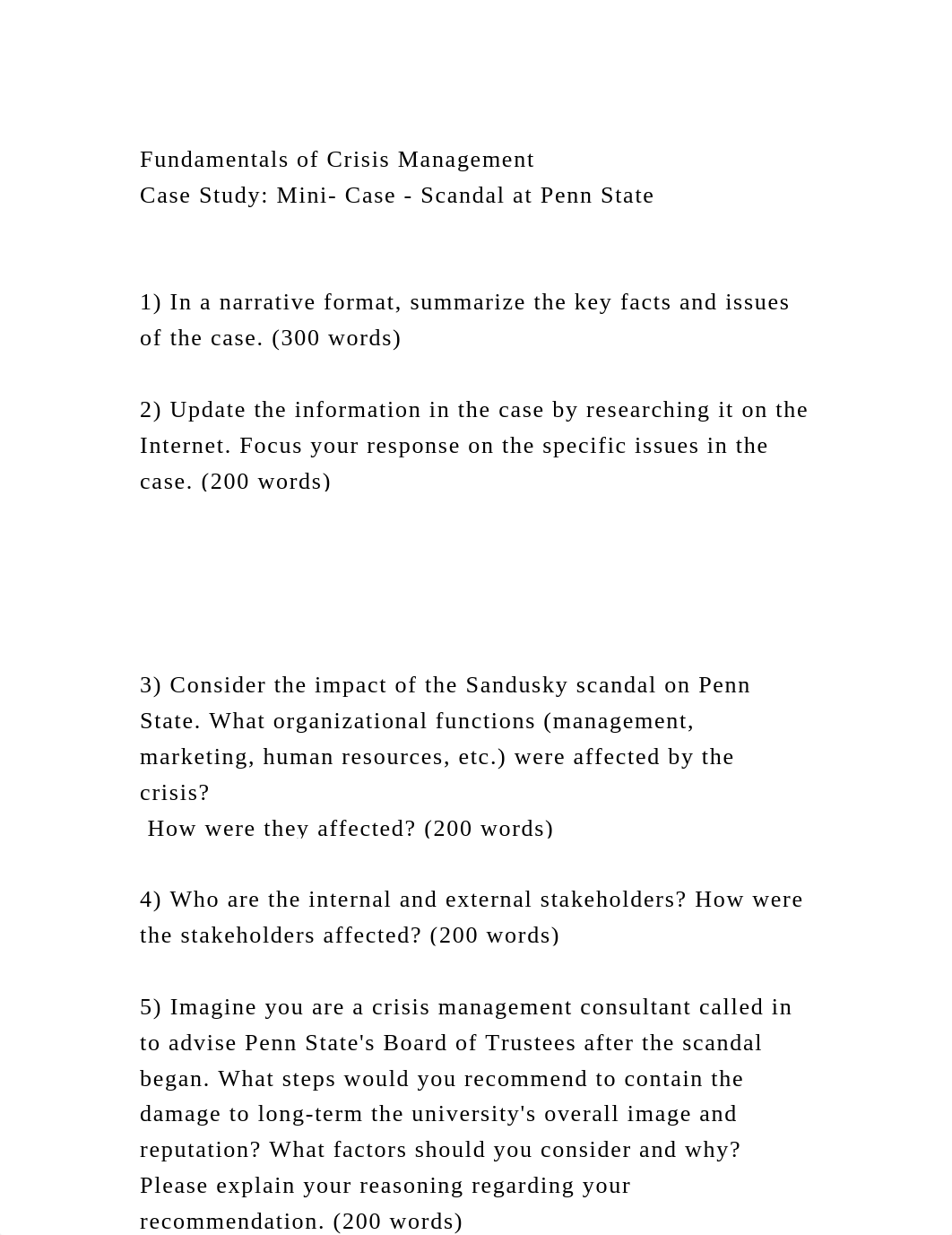 Fundamentals of Crisis ManagementCase Study Mini- Case - Scandal .docx_dhv5mud4y56_page2