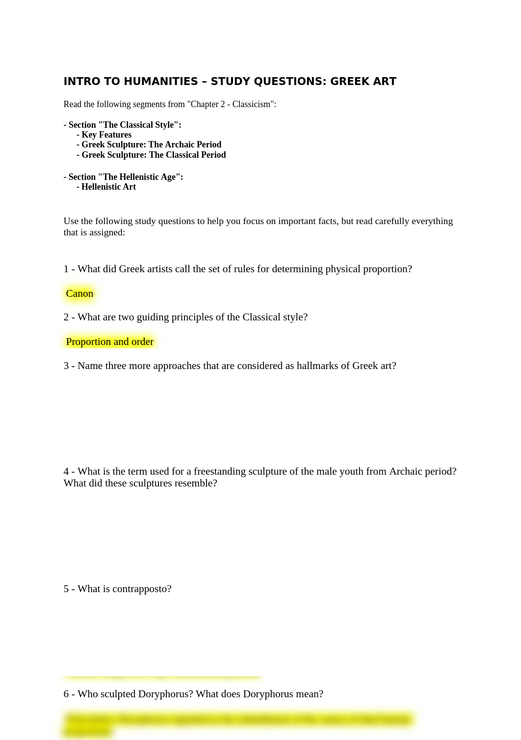 Greek Art - Study Questions.docx_dhv80jp4yw4_page1