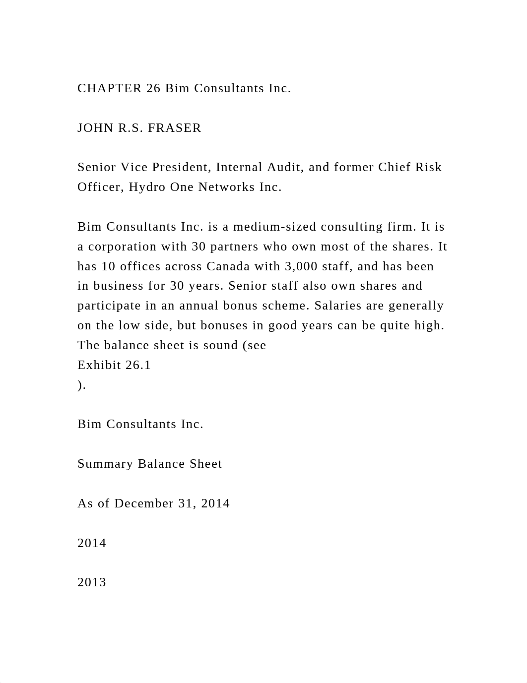 CHAPTER 26  Bim Consultants Inc.JOHN R.S. FRASERSenior Vice .docx_dhvcx8bct8p_page2