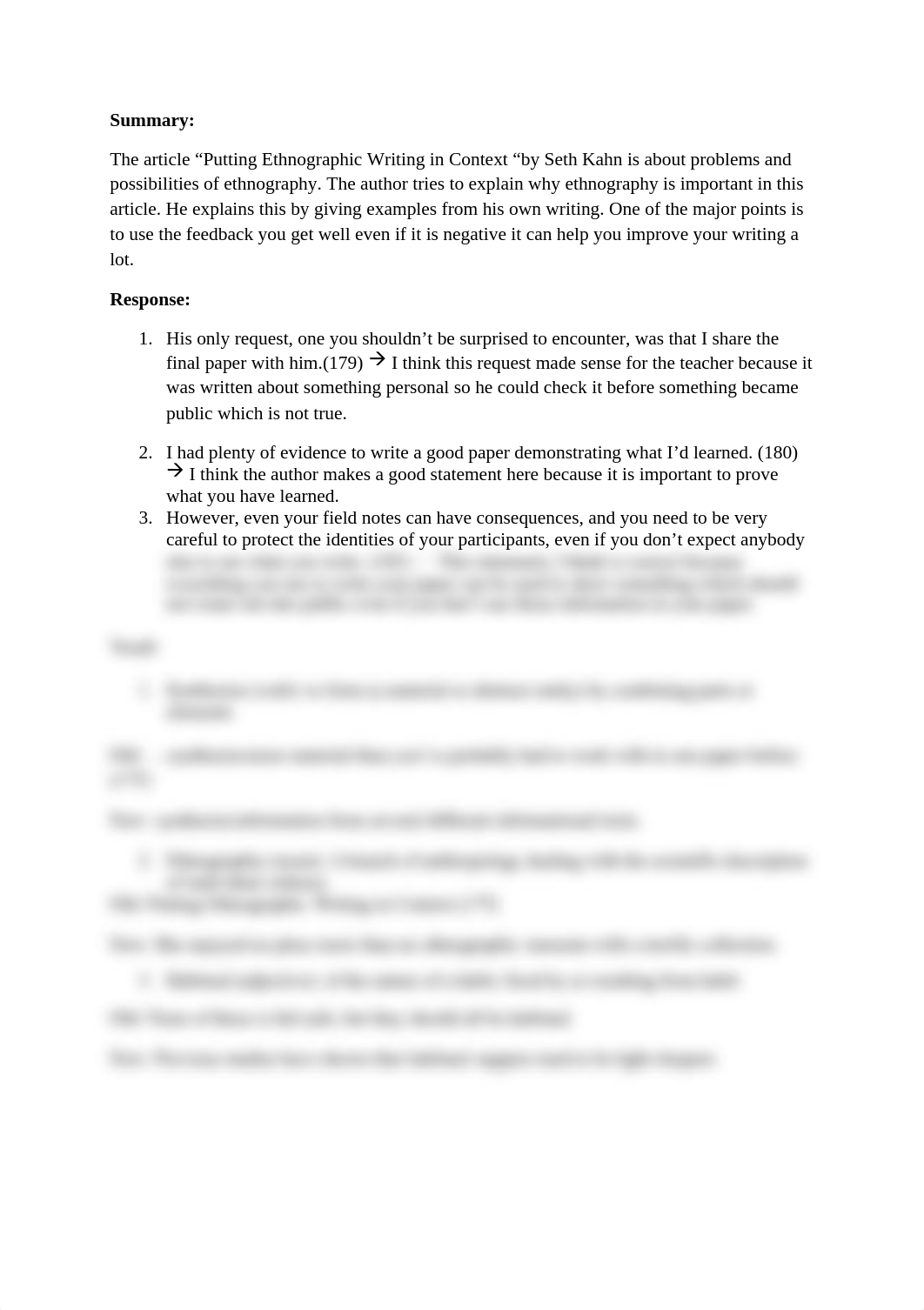 Reading record Putting Ethnographic Writing in Context.docx_dhvfllfwc8q_page1