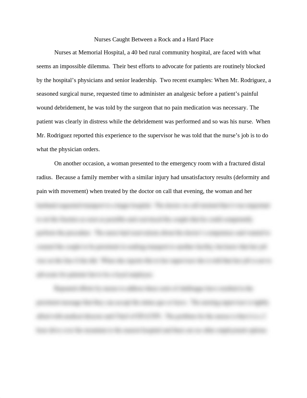NUR510_Week3 _Nurses Caught Between a Rock and a Hard Place_41316 (3)_dhvfy0vcudv_page1