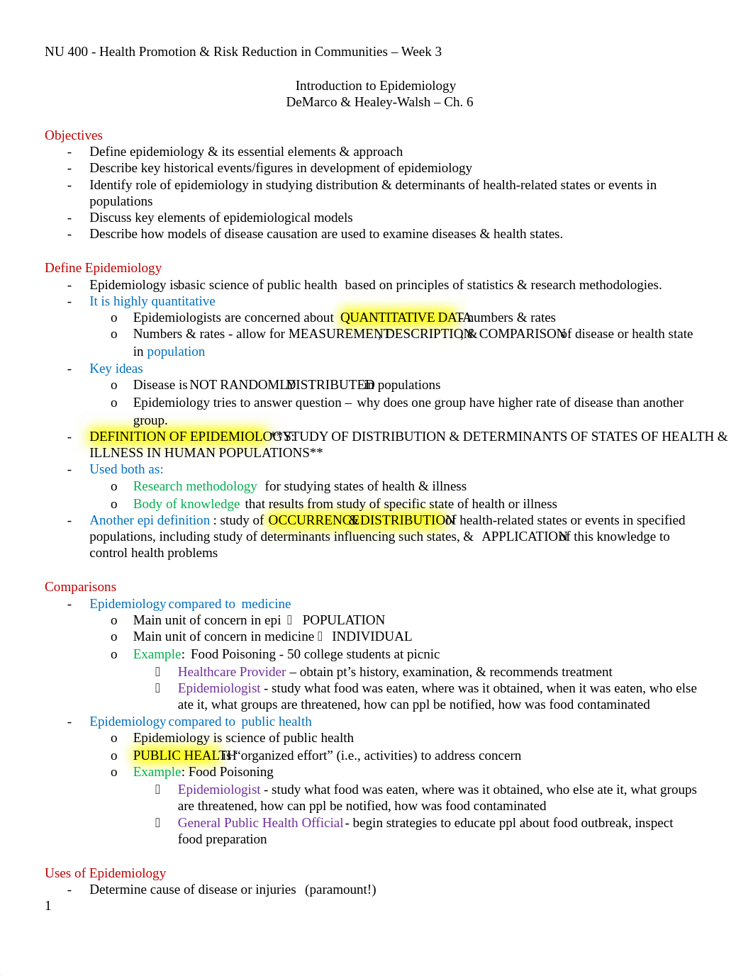 NU 400 WK 3 - Ch. 6 Introduction to Epidemiology.docx_dhvi5ip20jq_page1