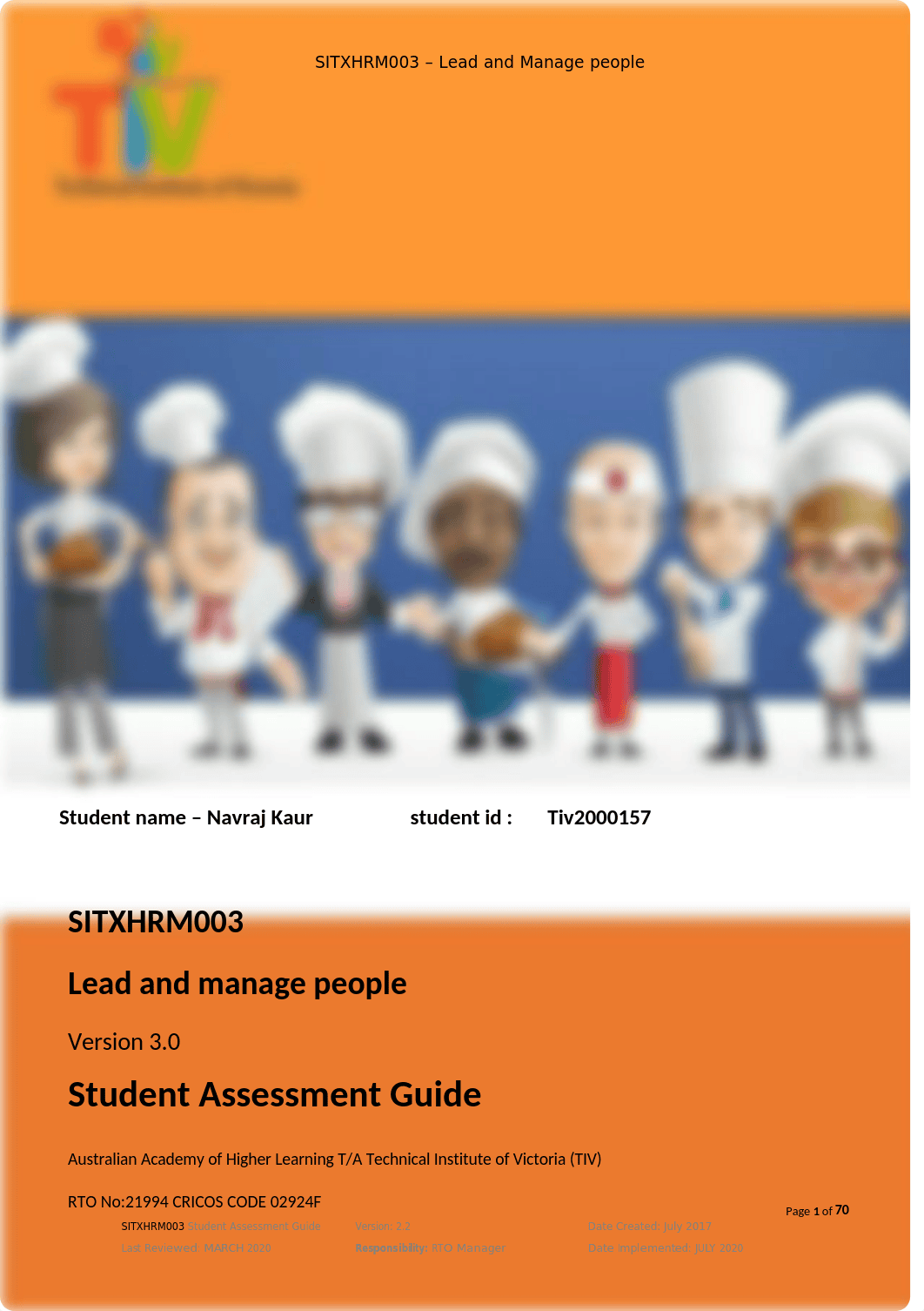 2_SITXHRM003 Lead and manage people  Student Assessment Guide (1).docx_dhvjmhz0ua4_page1