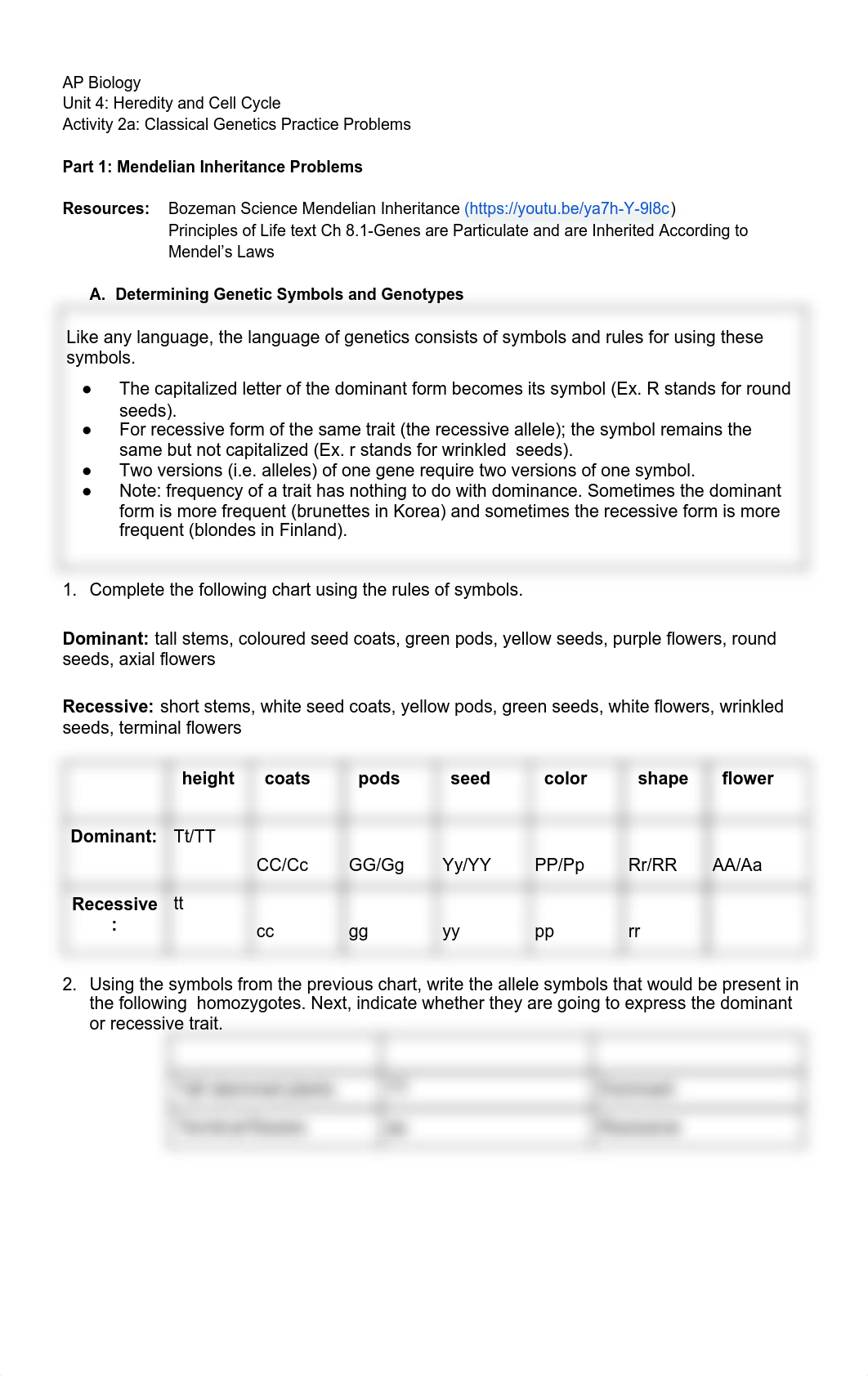 Copy of 2 Classical Genetics Practice Problems.pdf_dhvovmgoe4w_page1