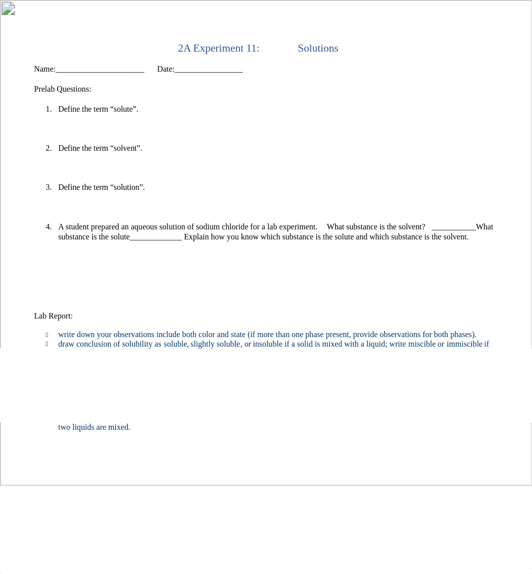 Exp 11 Solutions Report sheet.docx_dhvvn3i829c_page1