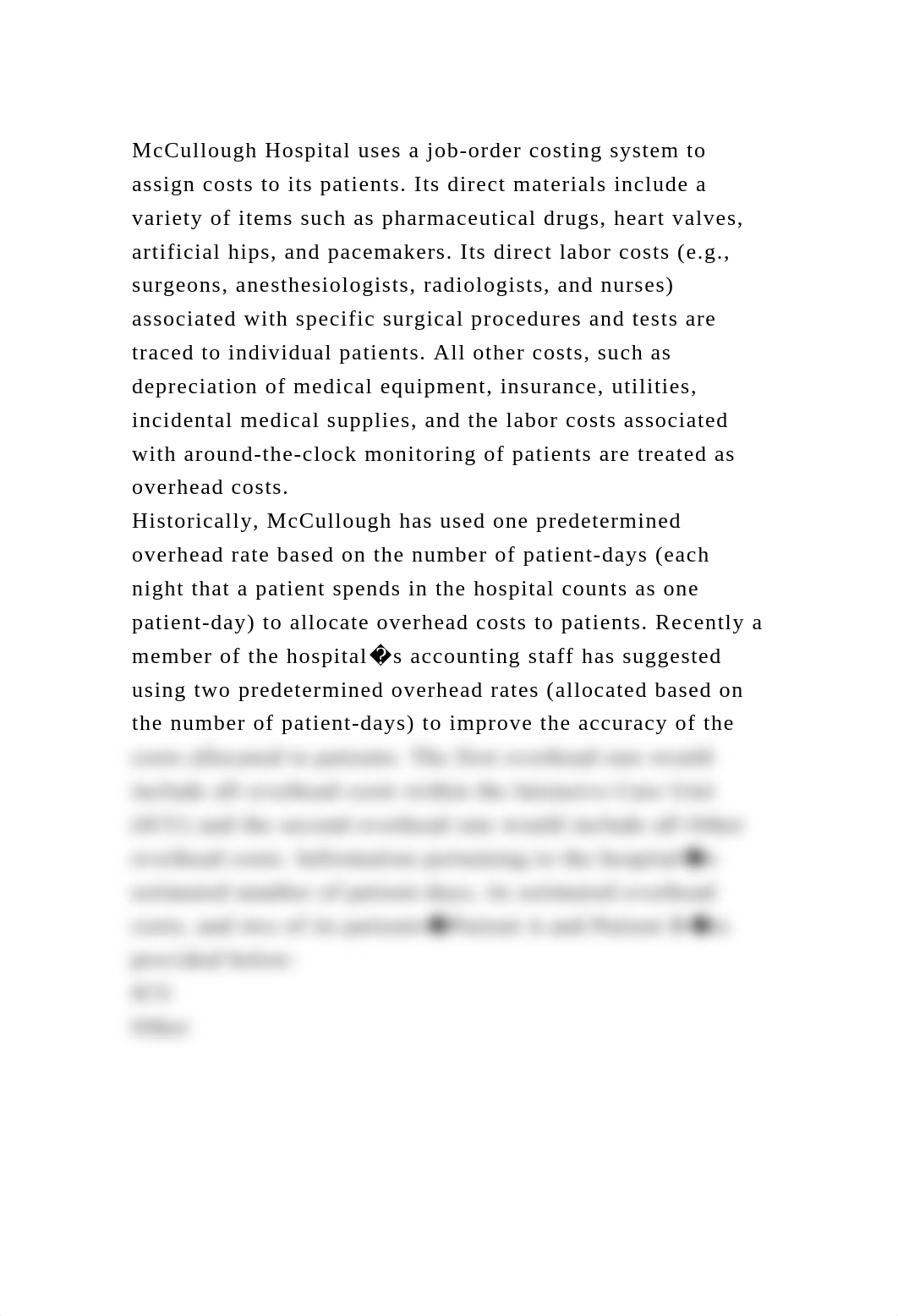 McCullough Hospital uses a job-order costing system to assign costs .docx_dhwevxj0a29_page2