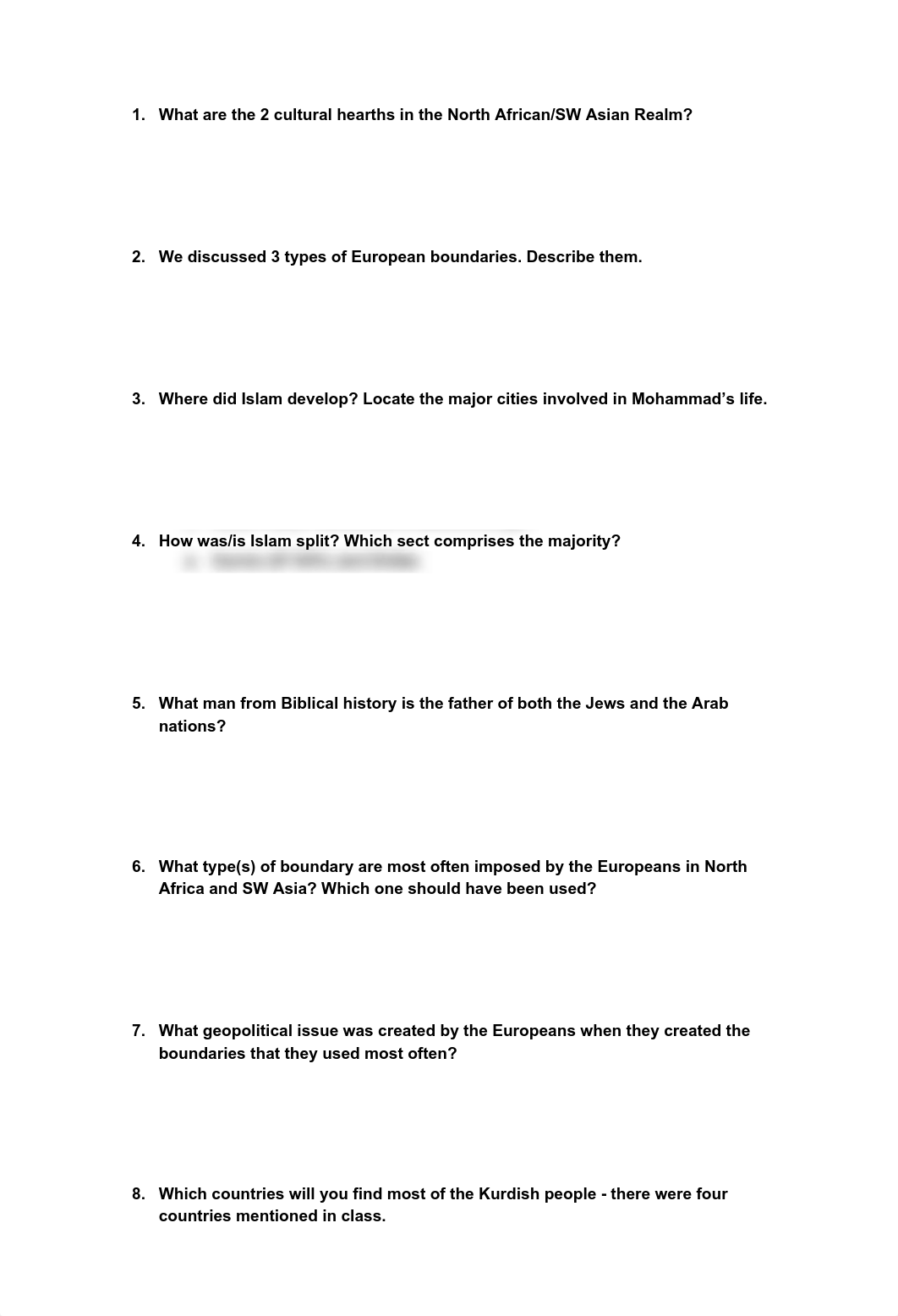 World Geography Exam 4.pdf_dhwsb8dzyny_page1