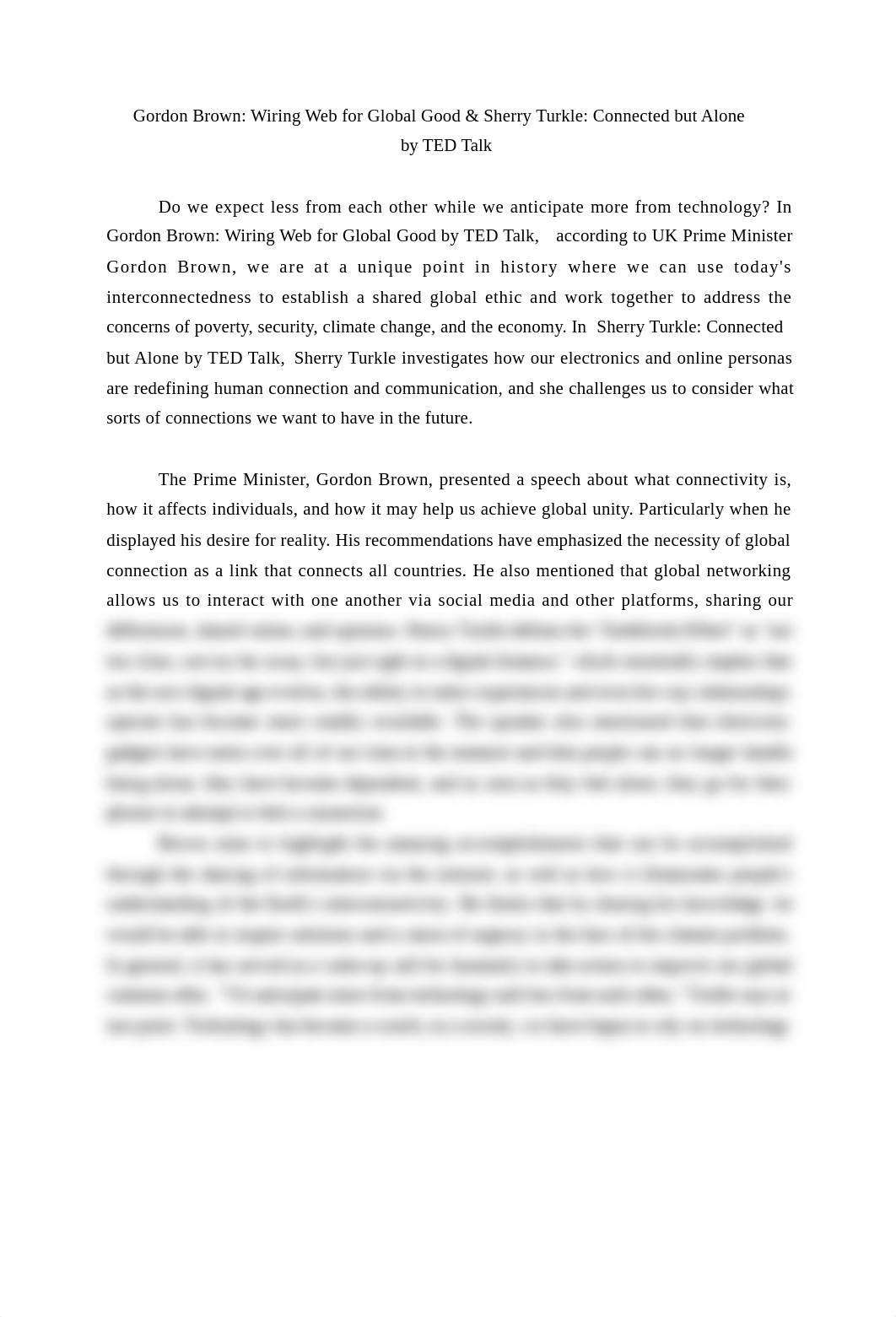 Gordon Brown Wiring Web for Global Good & Sherry Turkle Connected but Alone.docx_dhxajfwy8y3_page1