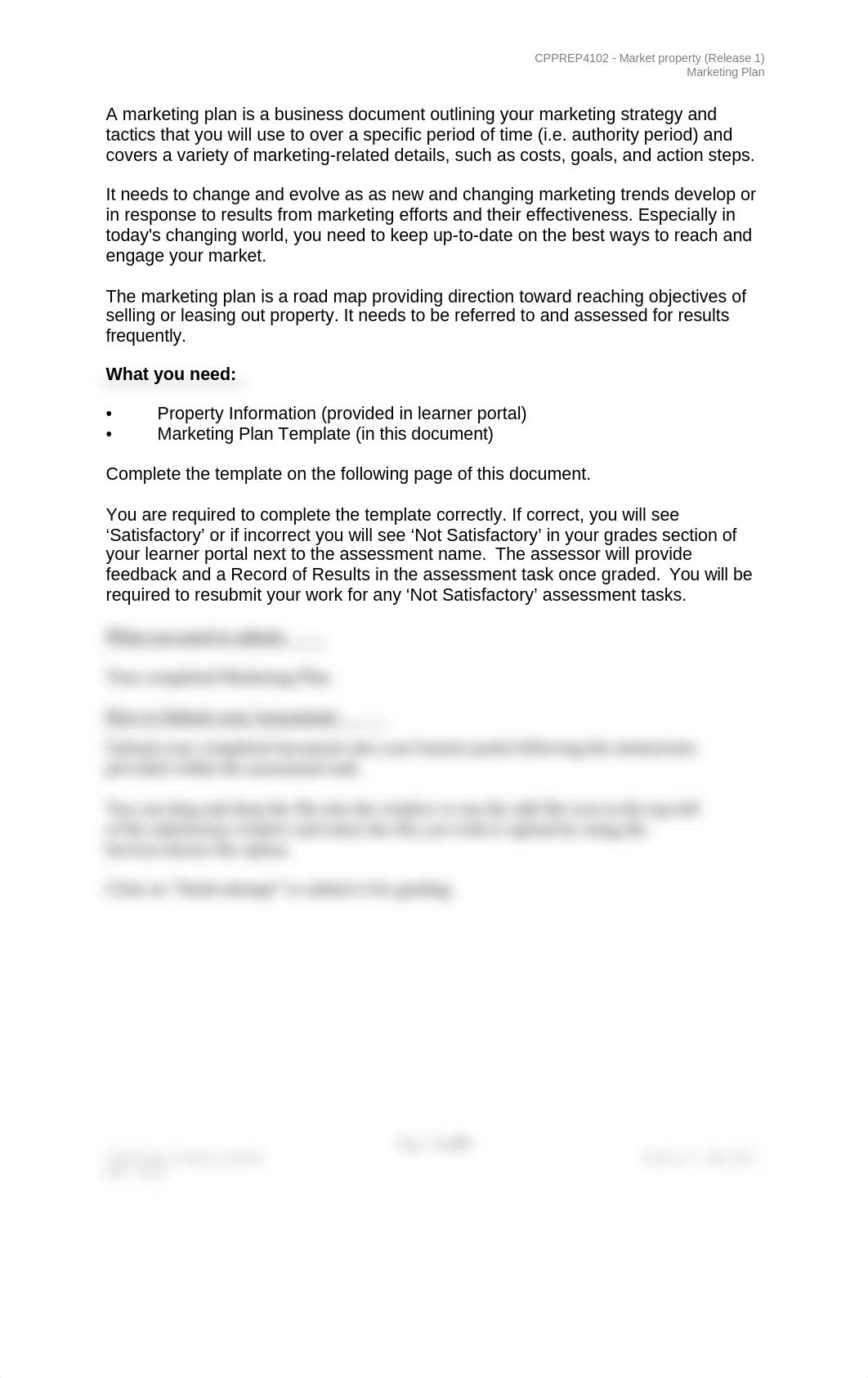 REAA - CPPREP4102 - Marketing Plan (17 Palmer Street) v1.3.docx_dhxd9hd5guf_page2