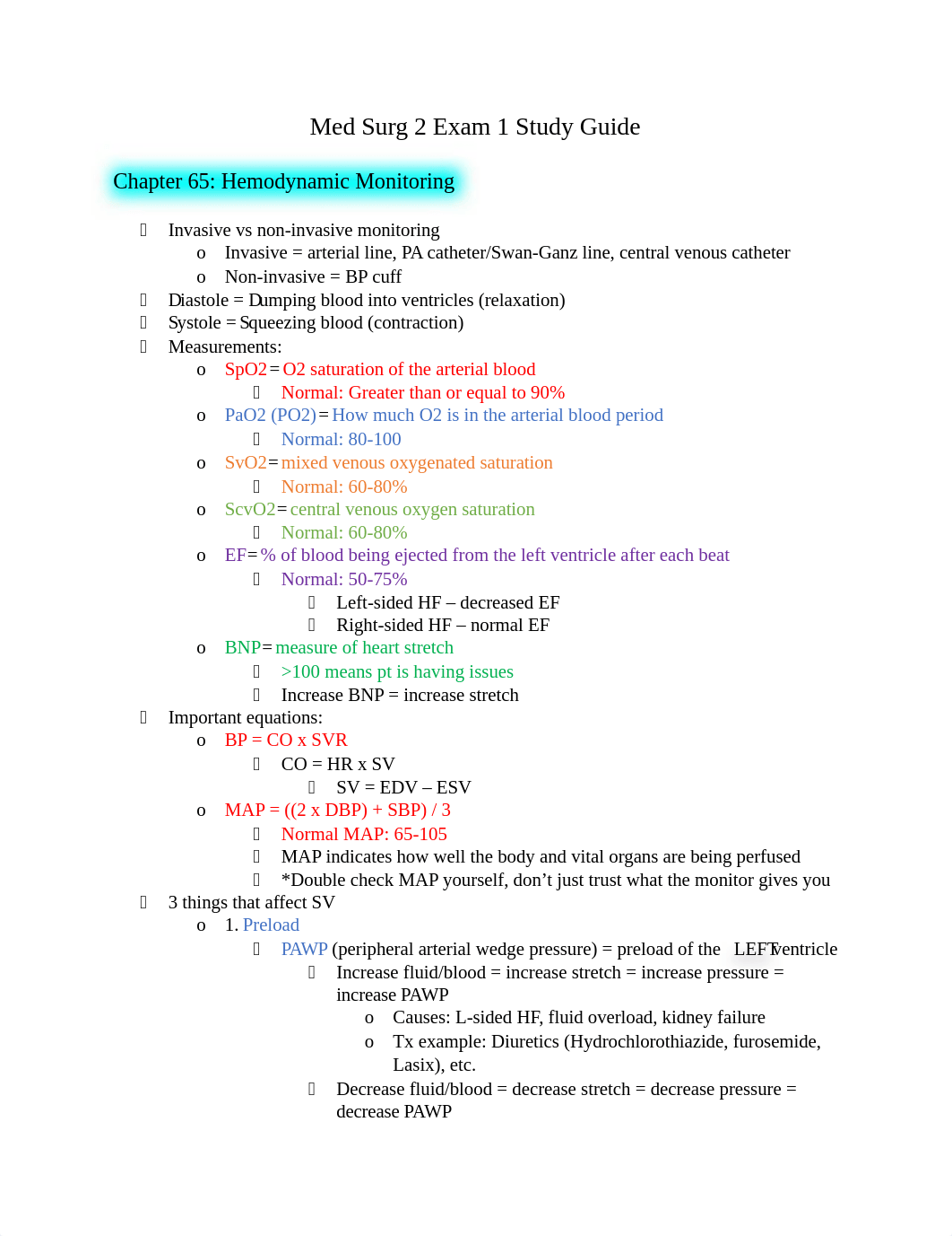 Med Surg 2 Exam 1 Study Guide.docx_dhxnp7ydrm0_page1