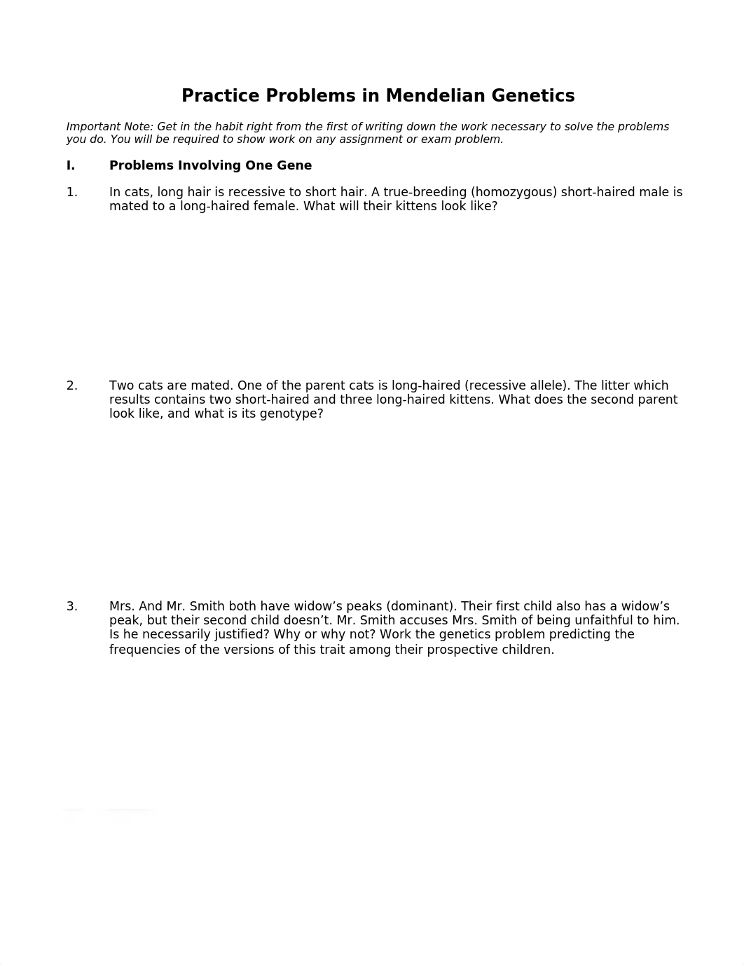 Genetics Practice problems - Monohybrid and Blood Type - answer key.doc_dhxqasfwmit_page1