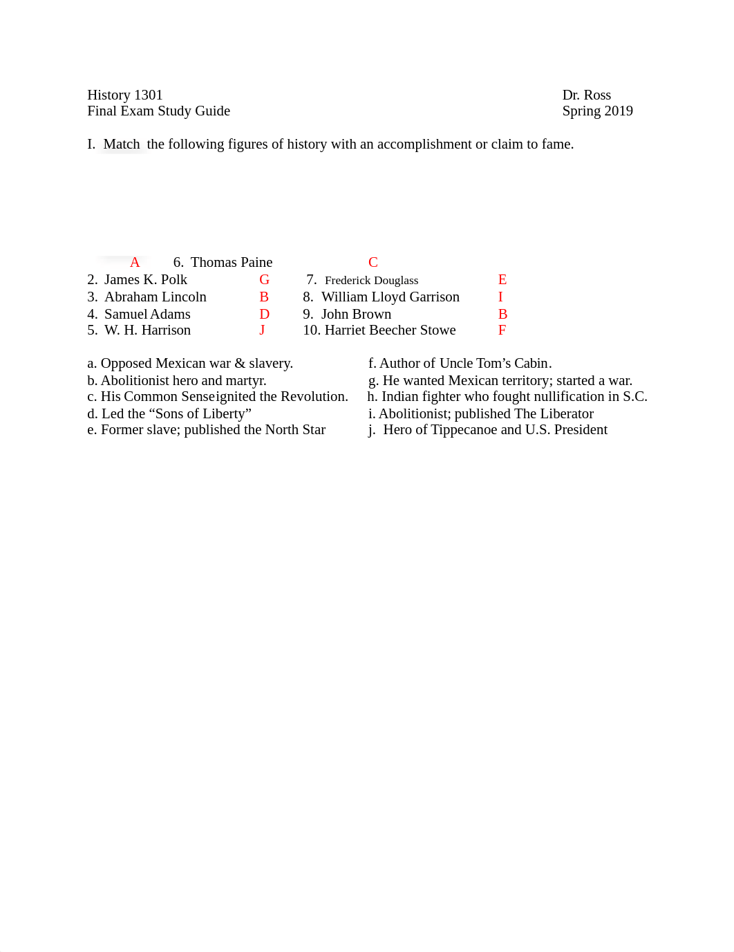 Hist 1301 Final Exam Study Guide Spring 2019.docx_dhxqs4prjtn_page1