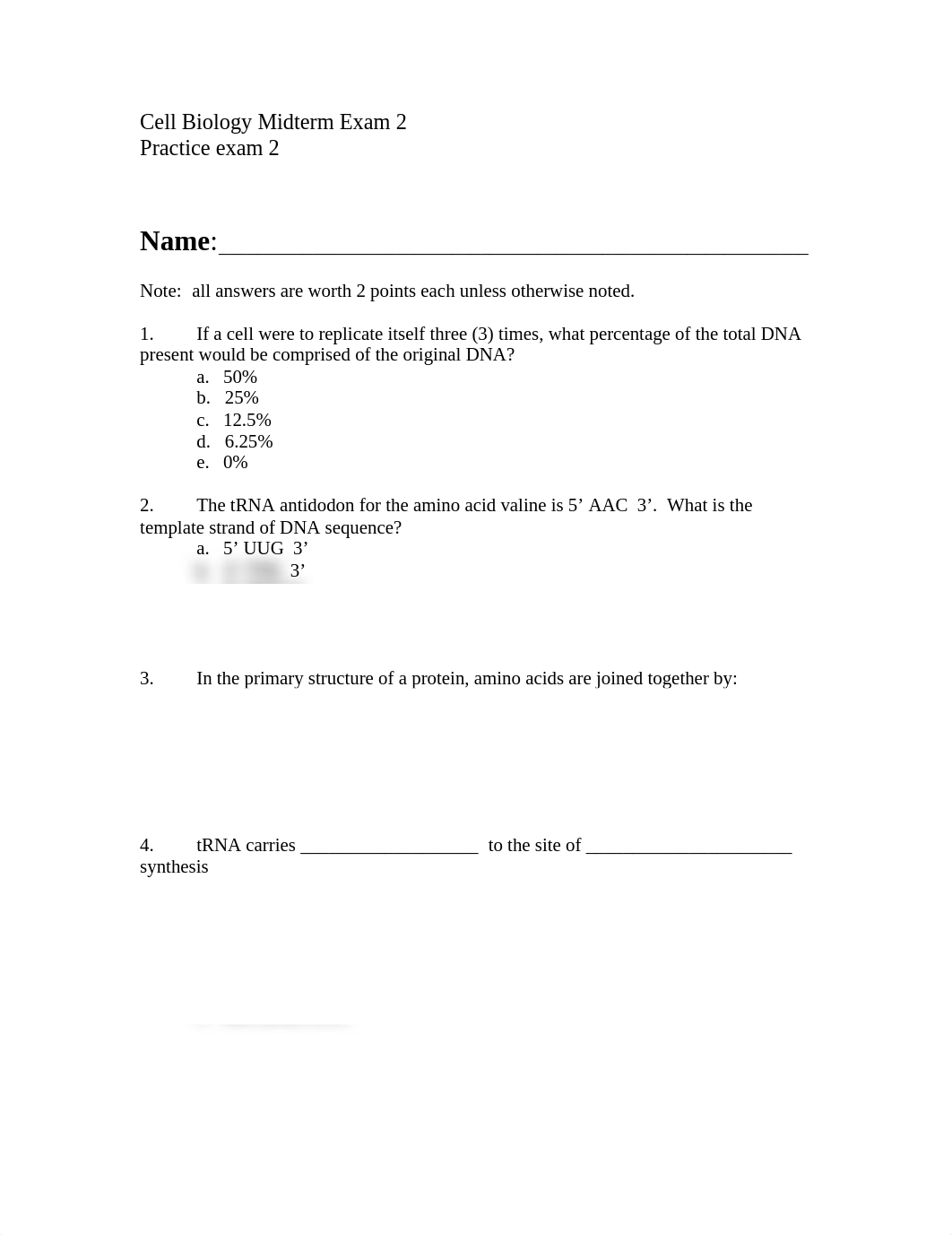 Cell BiologyPractice Exam 2_dhxu53eyaib_page1