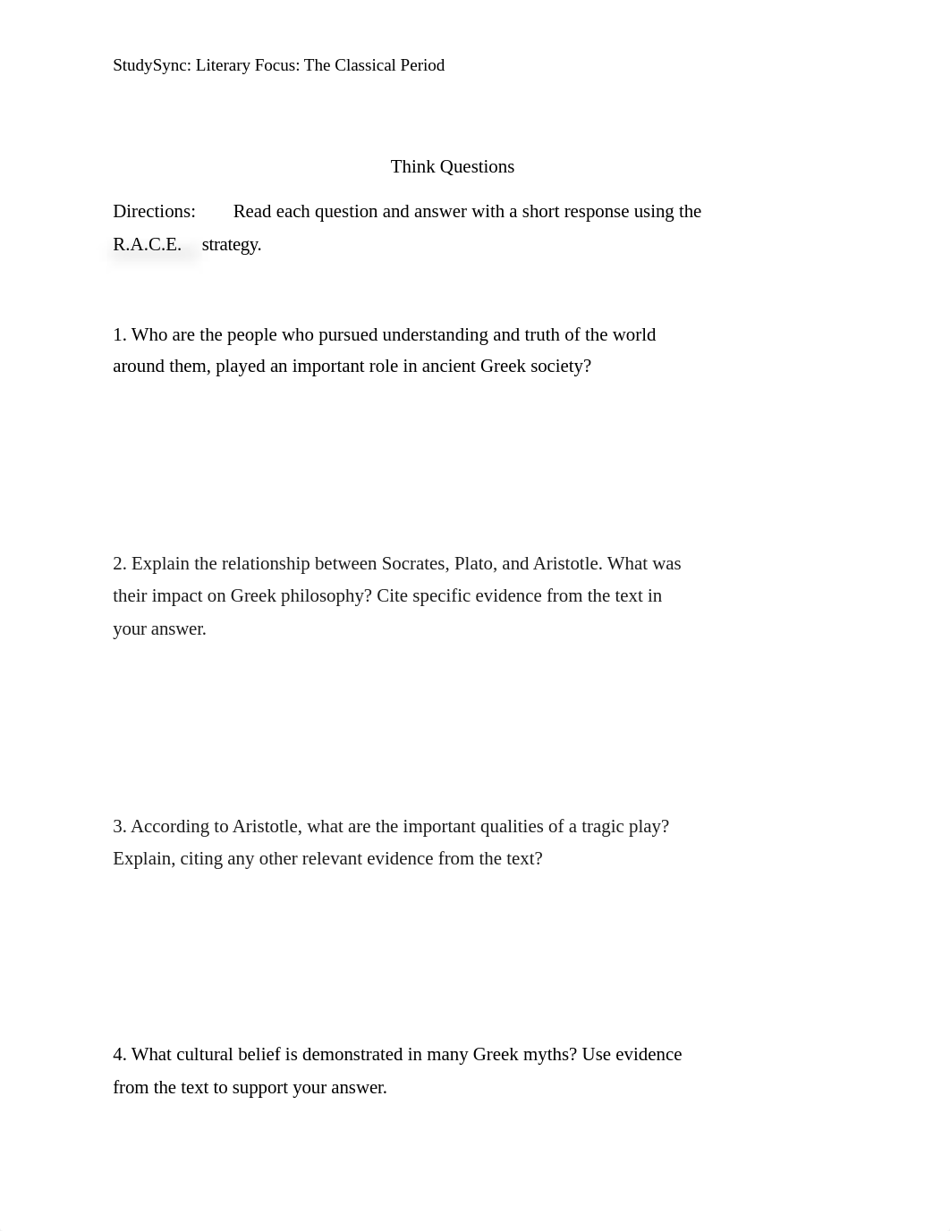 Liteary Focus The Classical Period Qtr 4 Think Questions.docx_dhy12n5z11e_page1