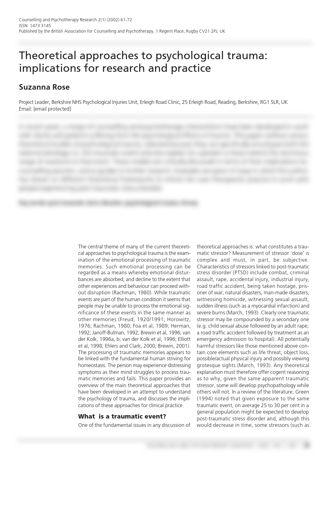 Theoretical approaches to psychological trauma: implications for research and practice.pdf_dhy20i92gaj_page1