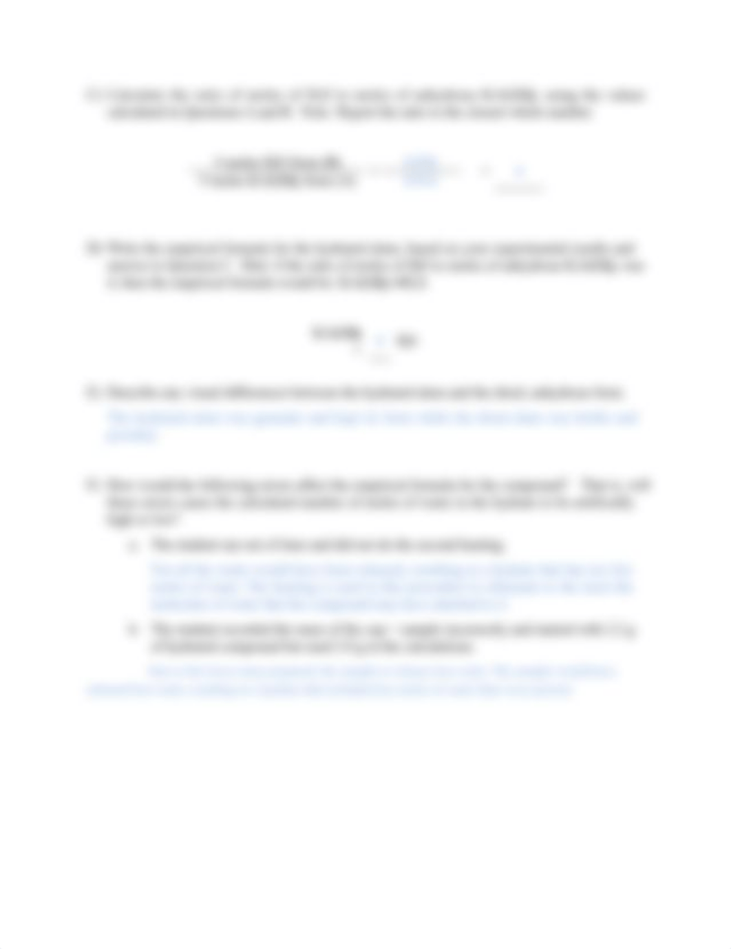 Lab 7 The Mole Concept Chemical Formula of a Hydrate REPORT.docx_dhy72tne23z_page2