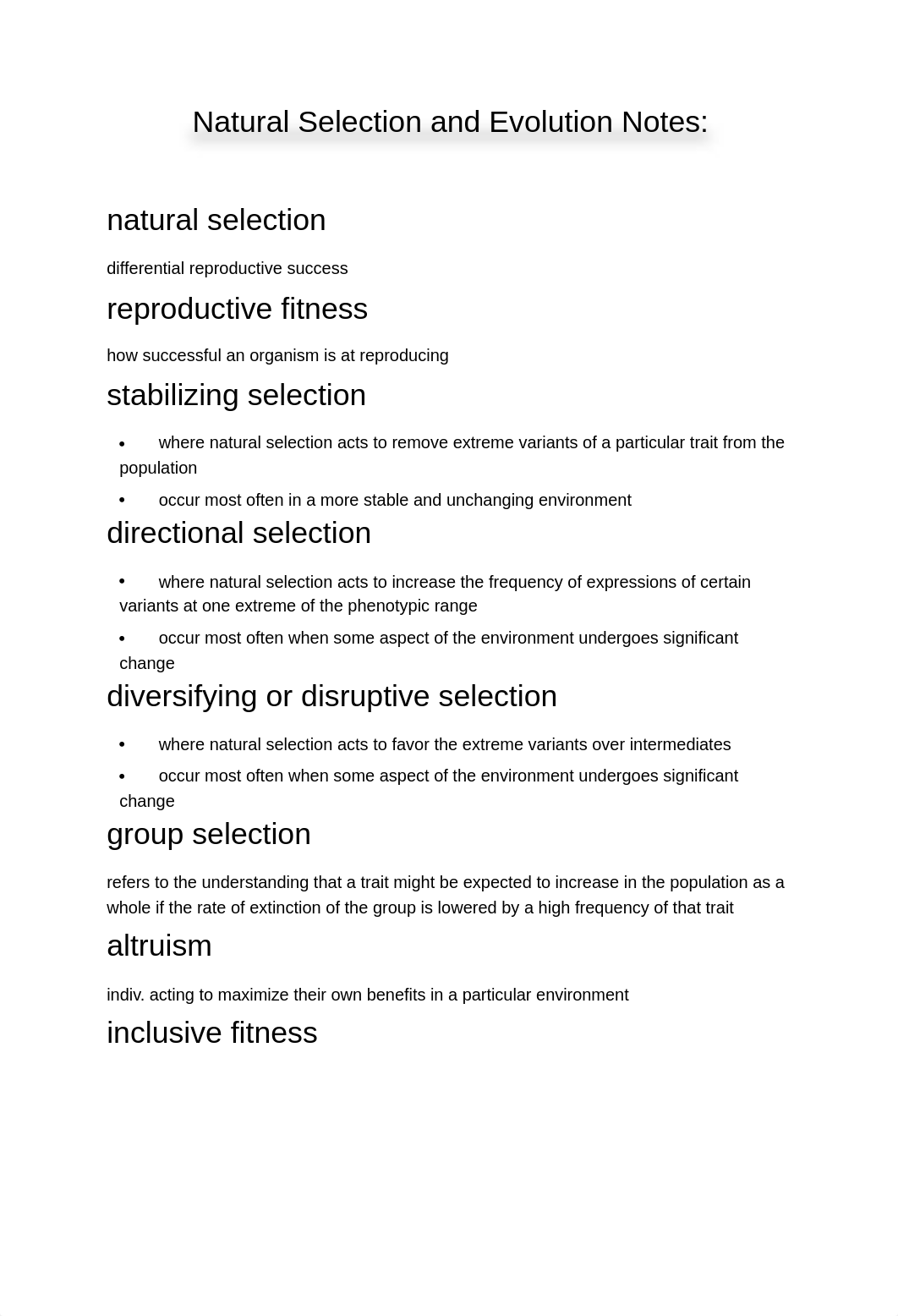 Natural Selection and Evolution Notes_dhyfwctbzmv_page1