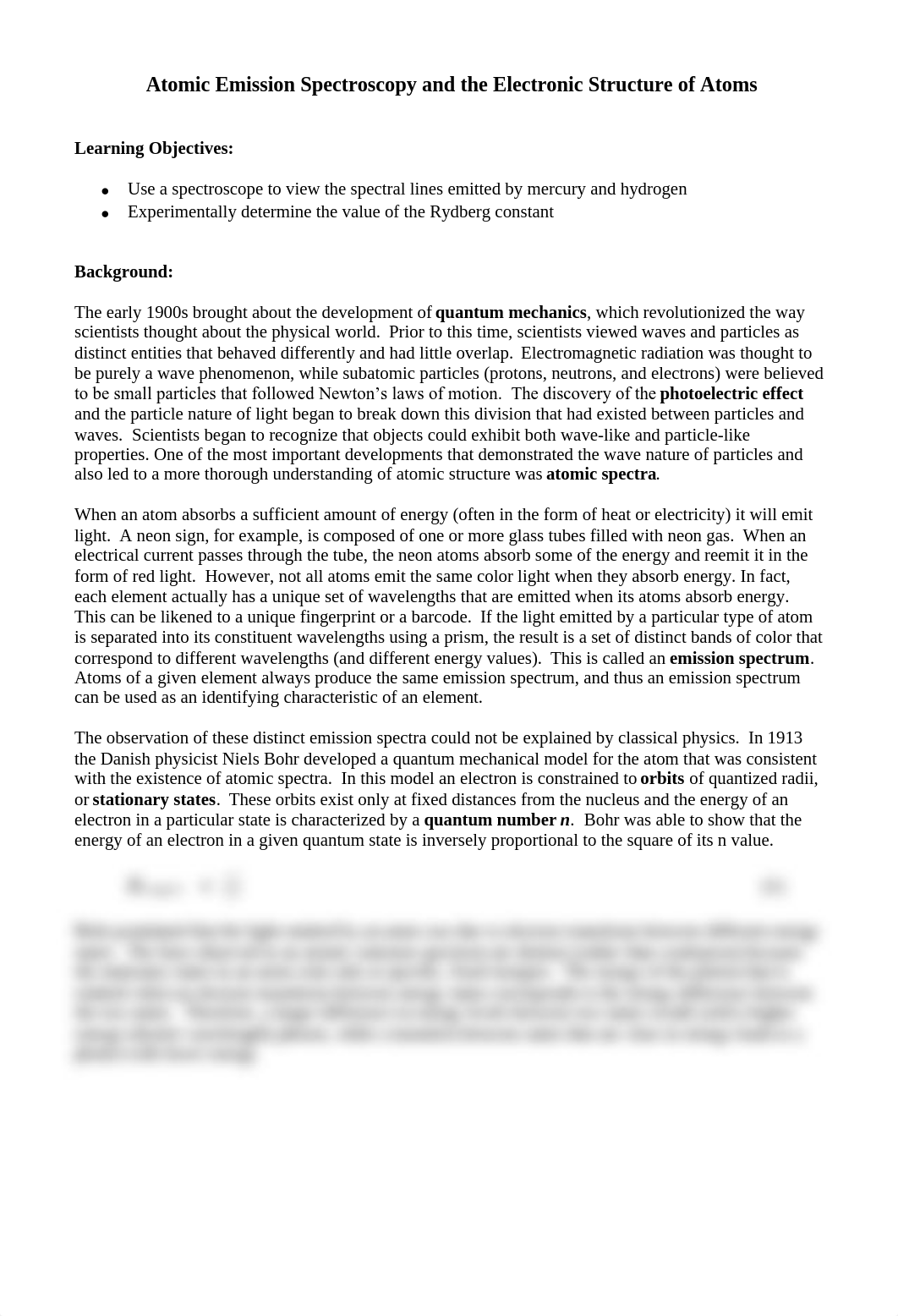 Lab 4 Atomic Emission Spectra and Electronic Structure of Atoms.pdf_dhynrwazwy8_page1