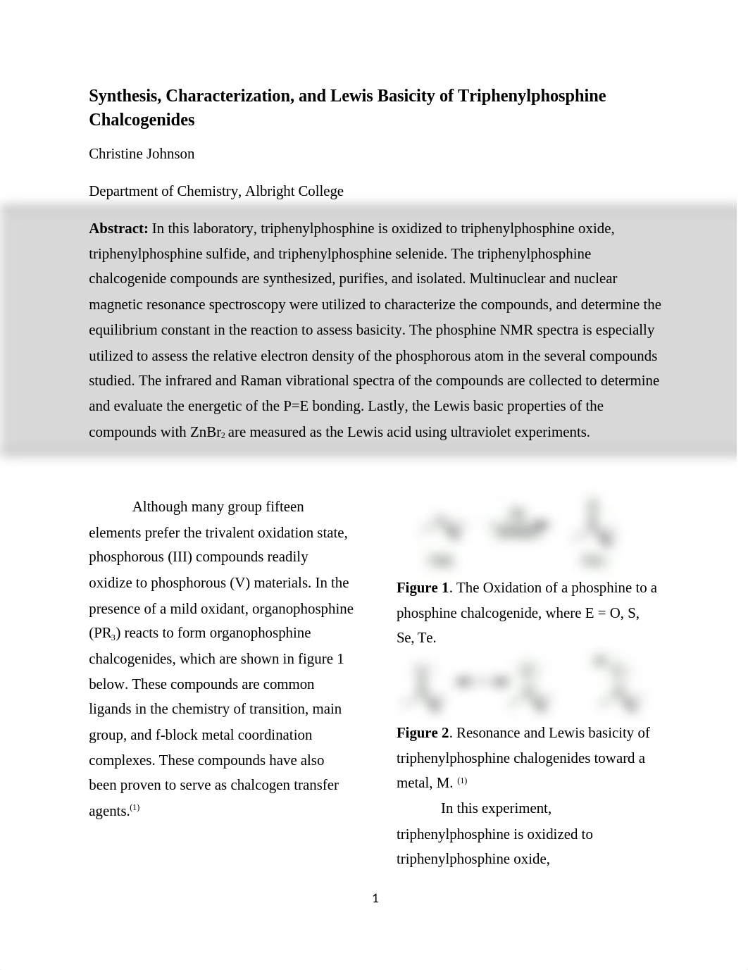 Triphenylphosphine chalcogenides lab 1 DRAFT_dhyo7vv1cq2_page1