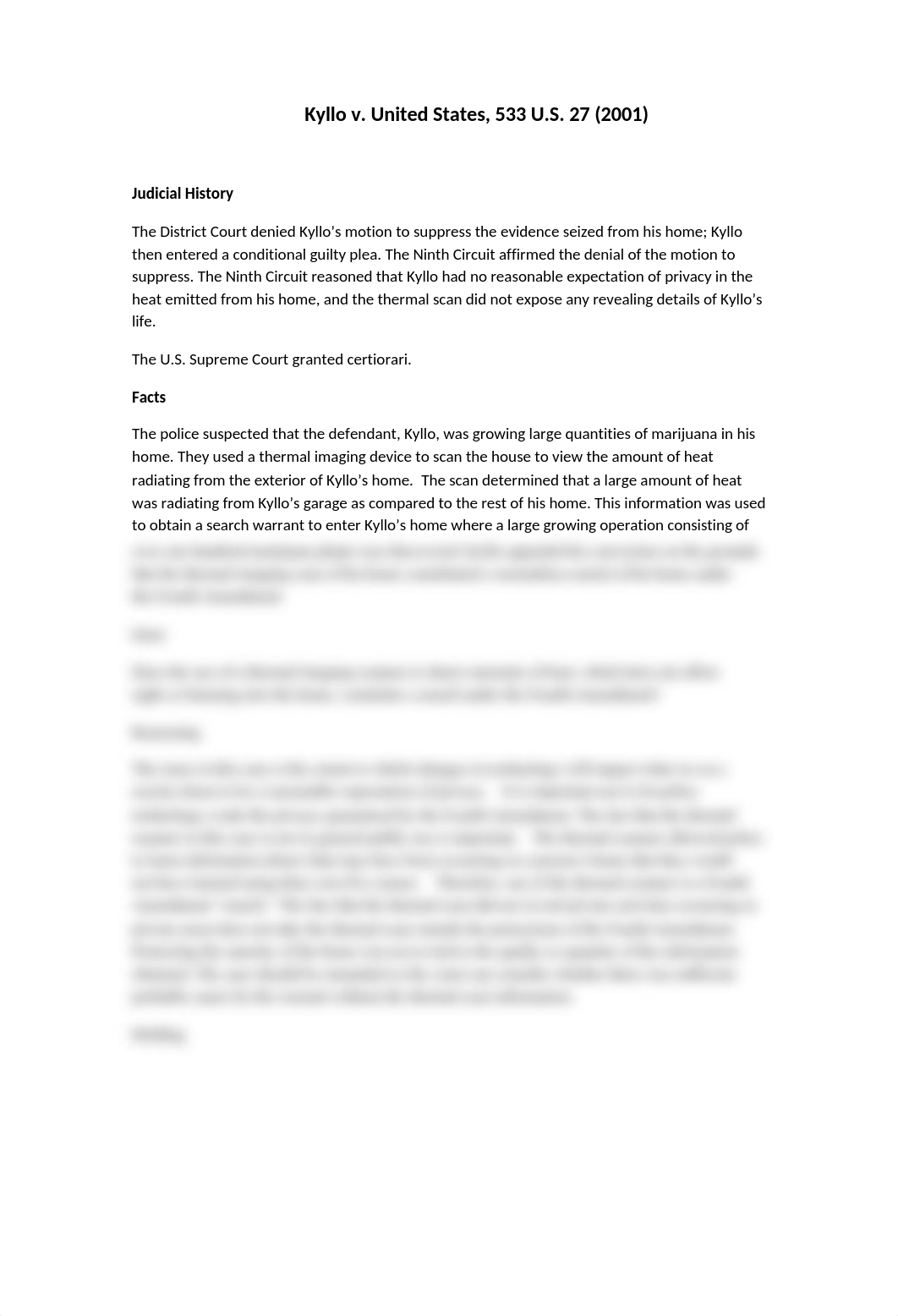 Kyllo v. United States case brief.rtf_dhyp281l89n_page1