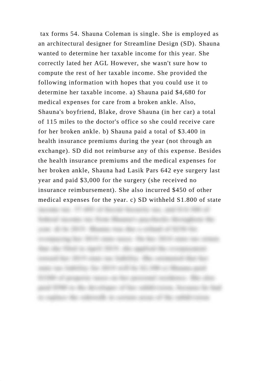 tax forms 54. Shauna Coleman is single. She is employed as an archite.docx_dhyurtbmb10_page2