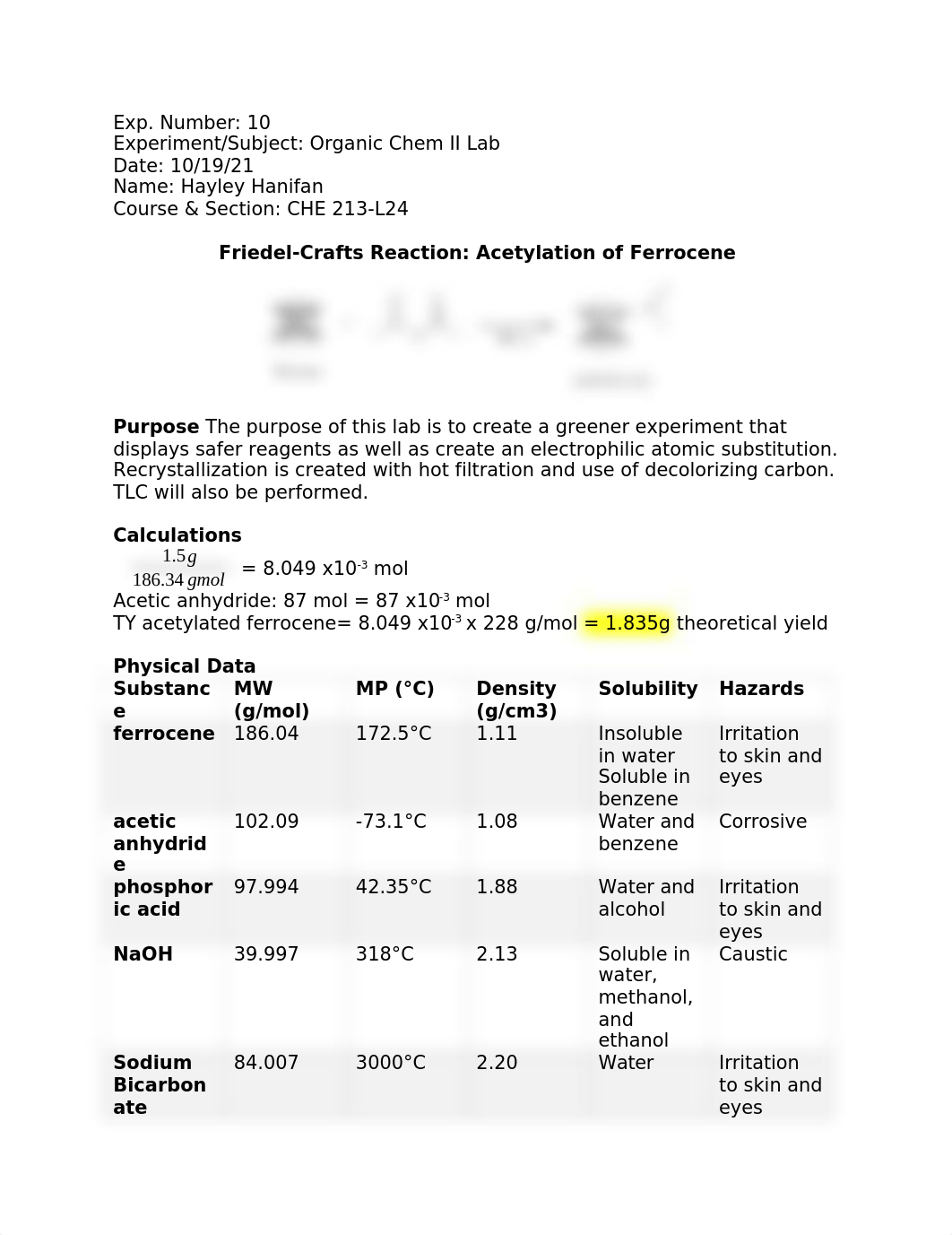 Acetylation of Ferrocene Prelab.docx_dhz1cg7q3bo_page1