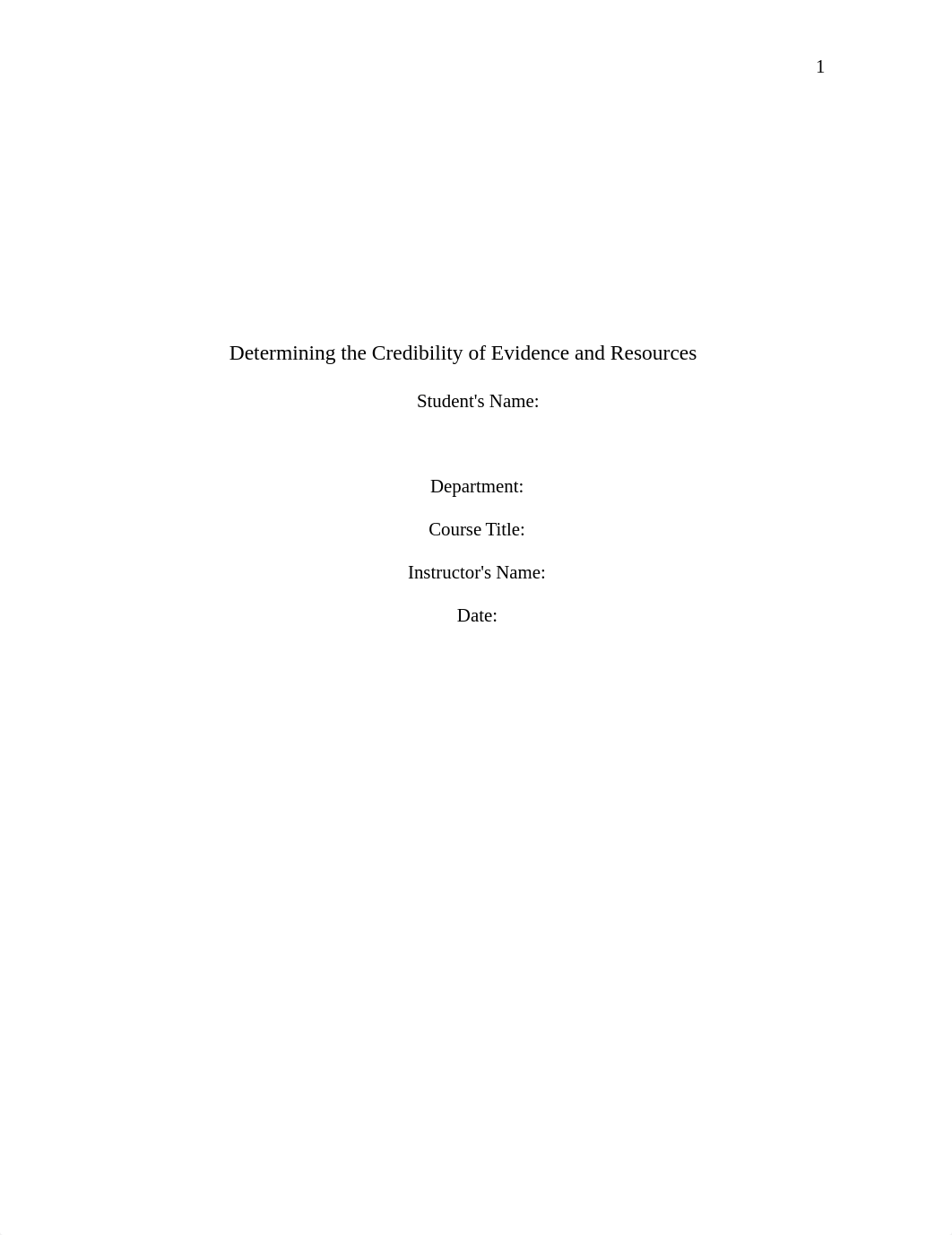 Determining the Credibility of Evidence and Resources.docx_dhz7iqjhxl5_page1