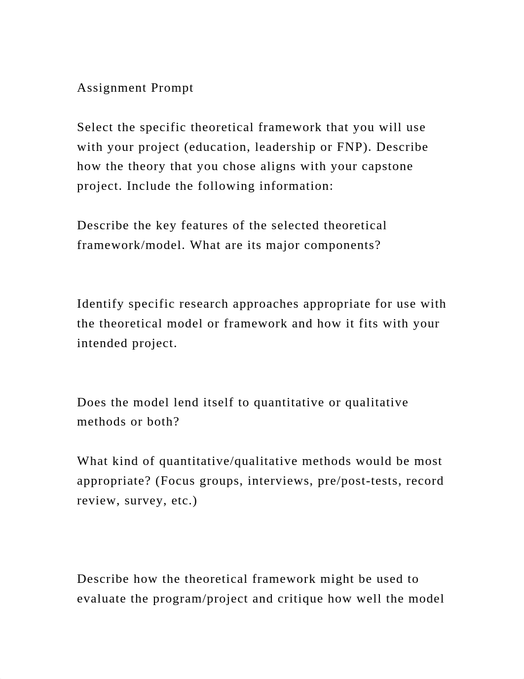Assignment PromptSelect the specific theoretical framework that .docx_dhz894pjynh_page2