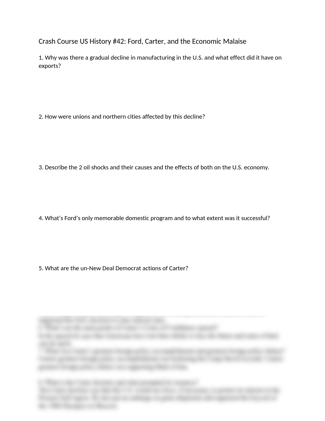 Crash Course 42- Ford, Carter, and the Economic Malaise Questions.docx_dhzj74yeadx_page1