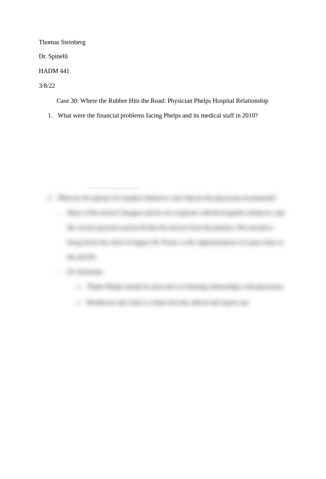 Case 30- Where the Rubber Hits the Road- Physician Phelps Hospital Relationship .docx_dhznnjwcuh2_page1