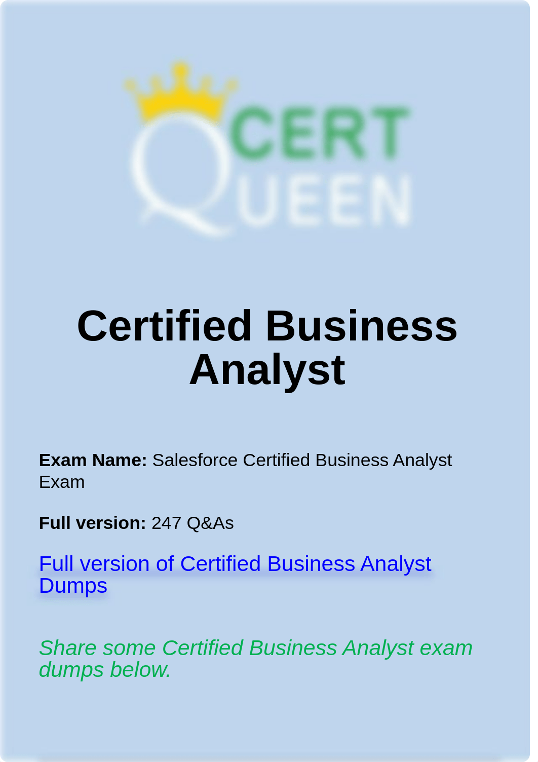 Salesforce Certified Business Analyst Exam updated dumps.pdf_dhznzpvtacl_page1