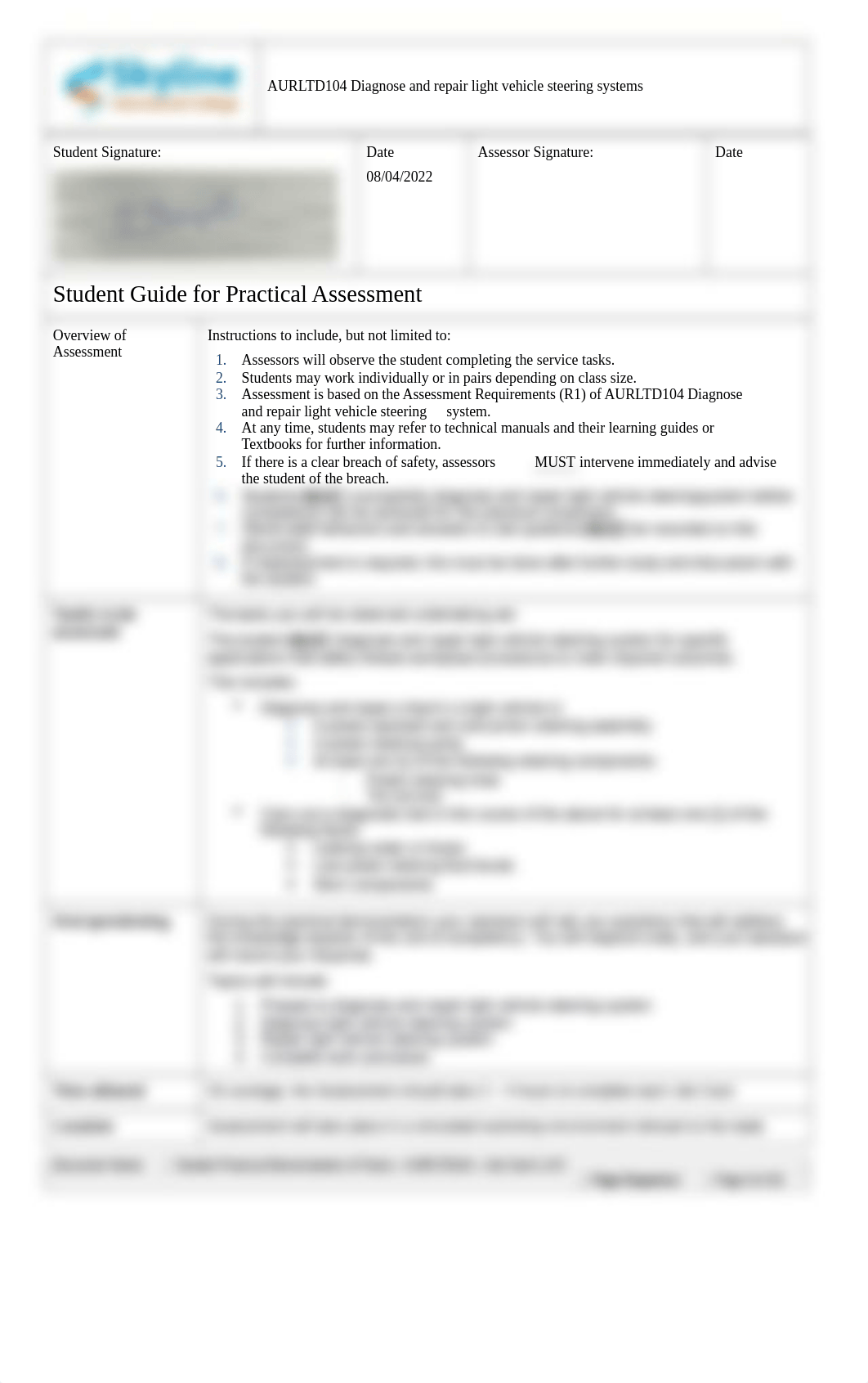 AURLTD104_Assessment 2_Practical Observation_Job Card 1_NishanBurjaMAgar.docx_di00wkwwxvk_page2