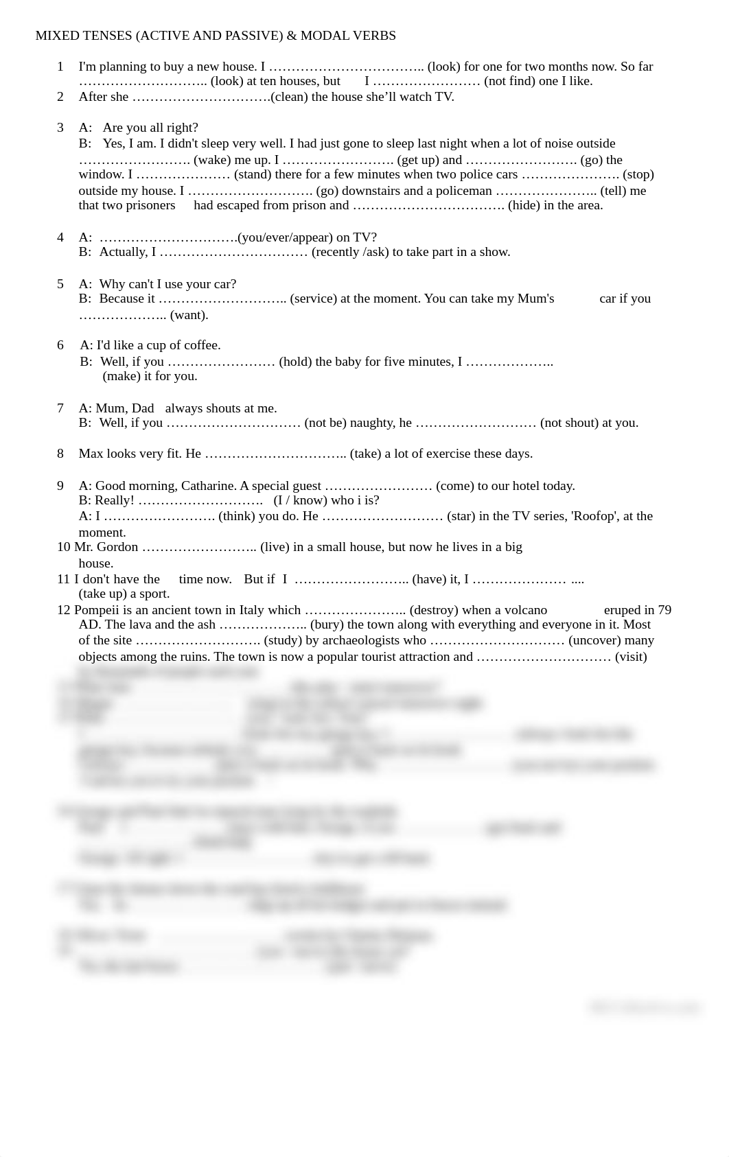 Mixed tenses (active passive) & modals KEY.pdf_di0feecb156_page1