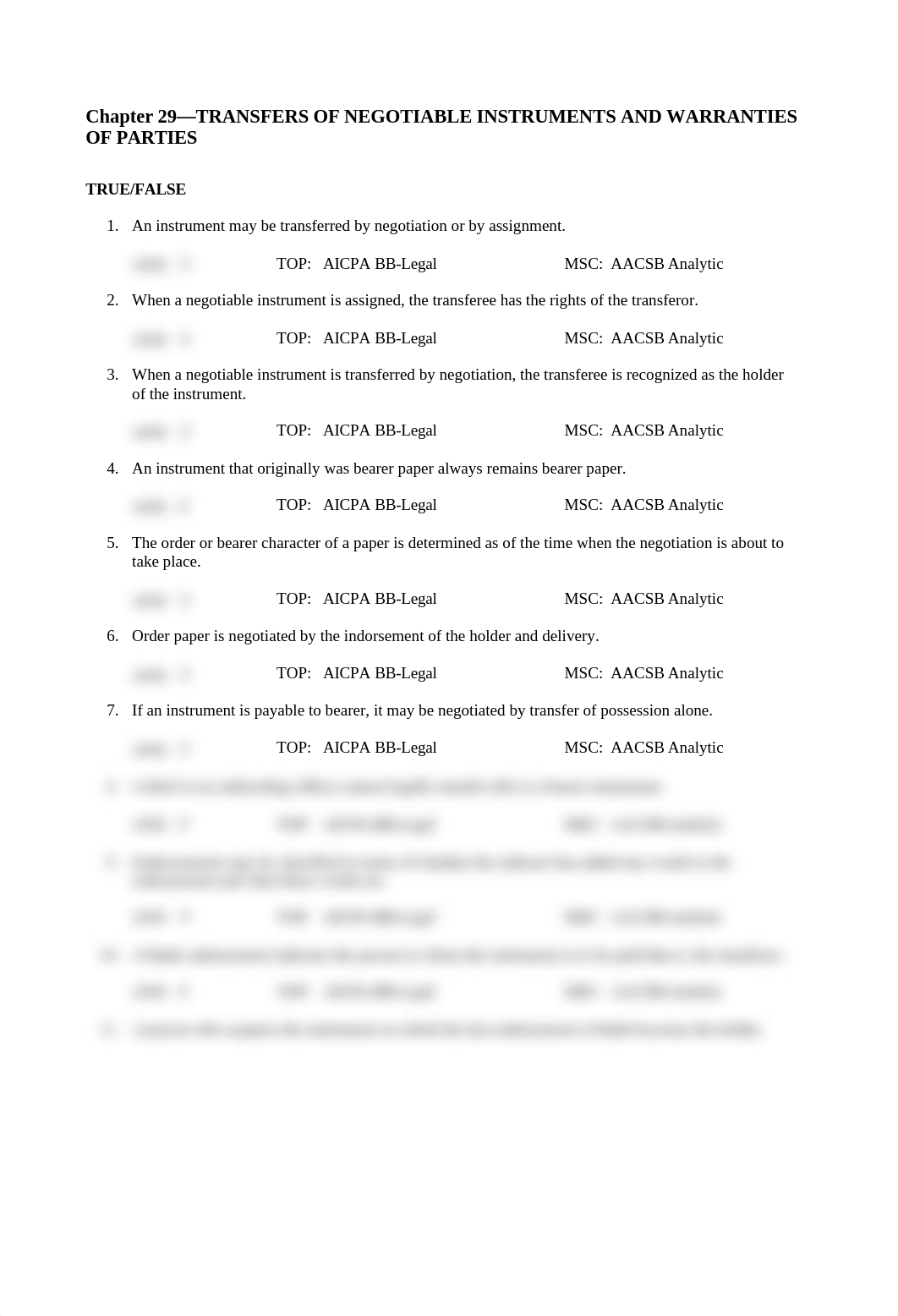 Chapter 29—TRANSFERS OF NEGOTIABLE INSTRUMENTS AND WARRANTIES OF PARTIES_di0q6f3wyl9_page1