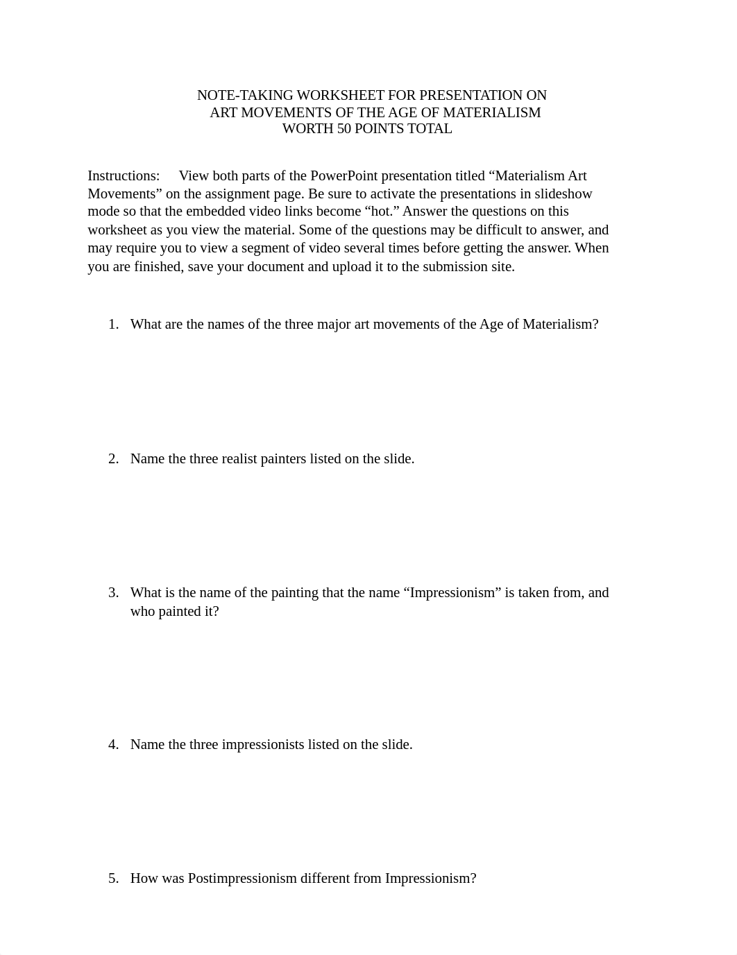 Notetaking Worksheet for Materialism Art Movements Entry Fields.docx_di0vtgd0v8l_page1