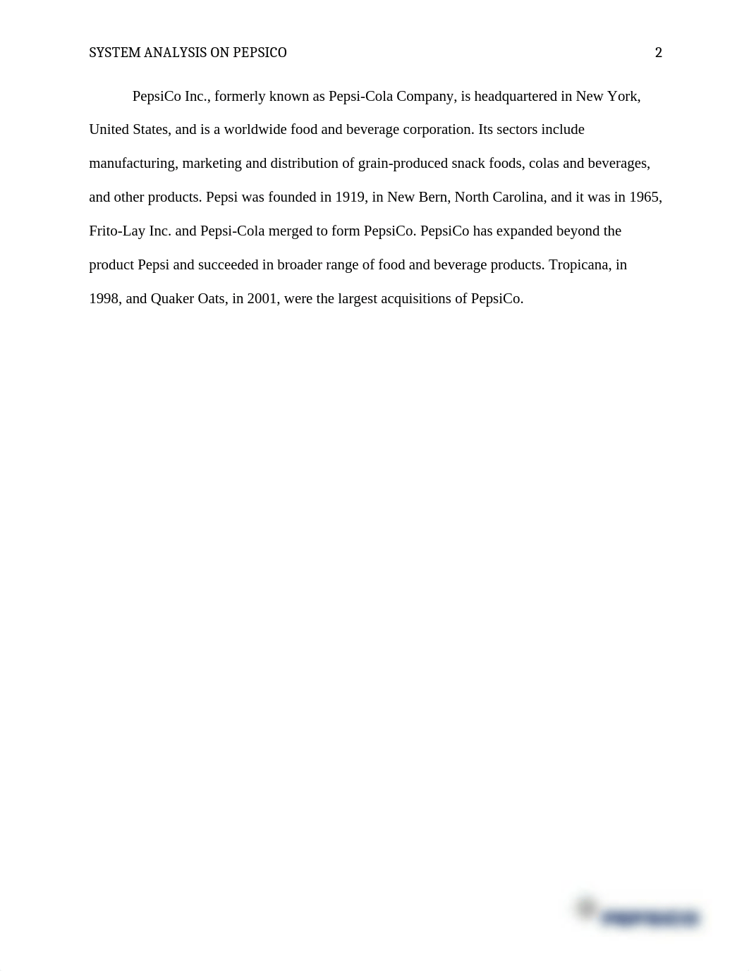 System Analysis on PepsiCo_di187tjg1h5_page3