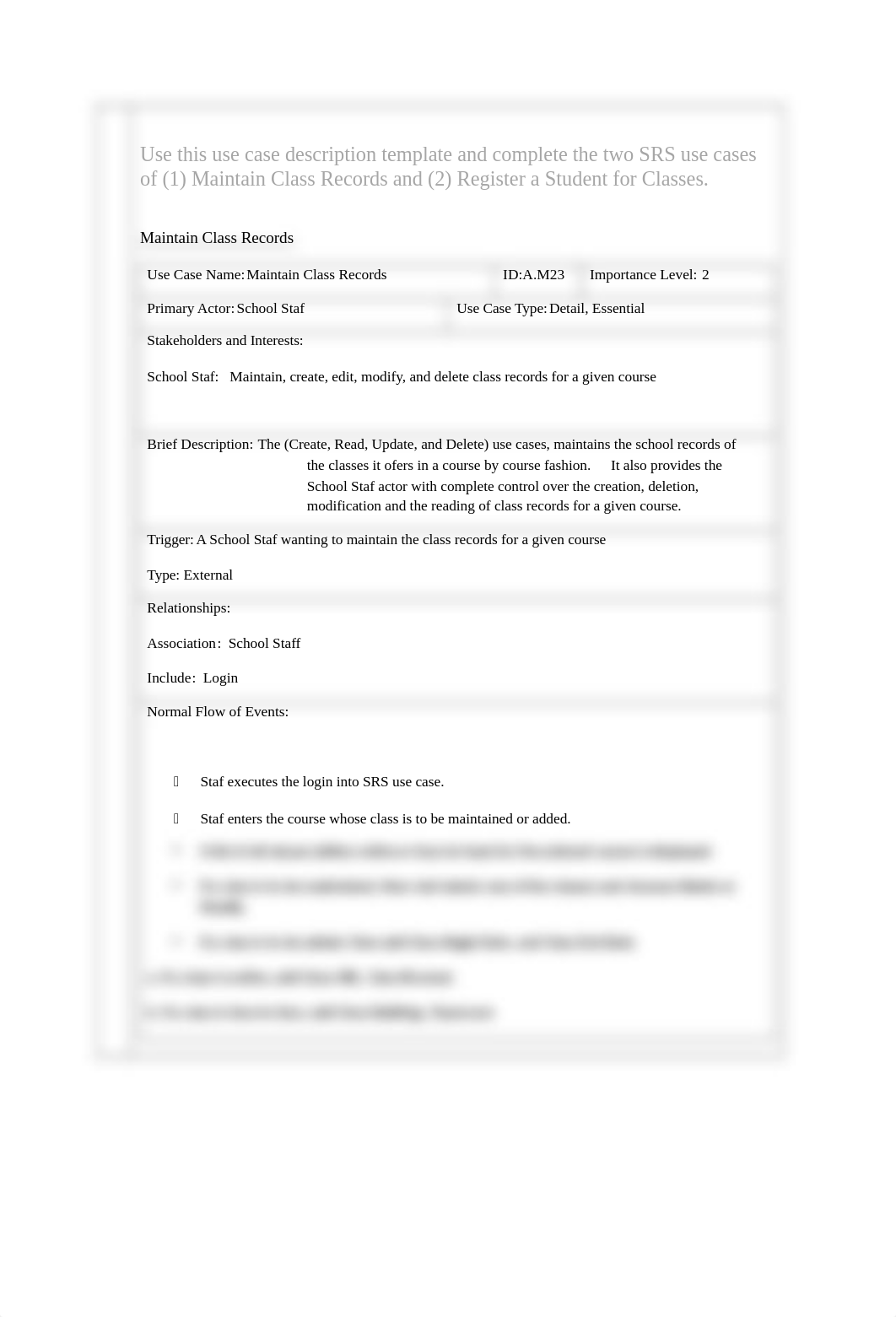 CIS339 Week 2 Use Case Diagram and Use Cases Descriptions - Andre M .docx_di1dlbp01ss_page3