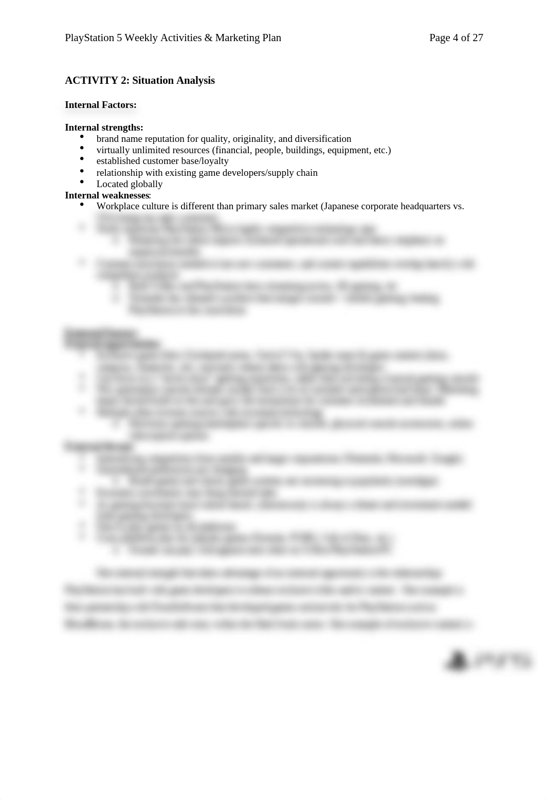 SAMPLE COURSE PROJECT 2 - PlayStation Weekly Activities Project_final.docx_di1p8cjk6sq_page4