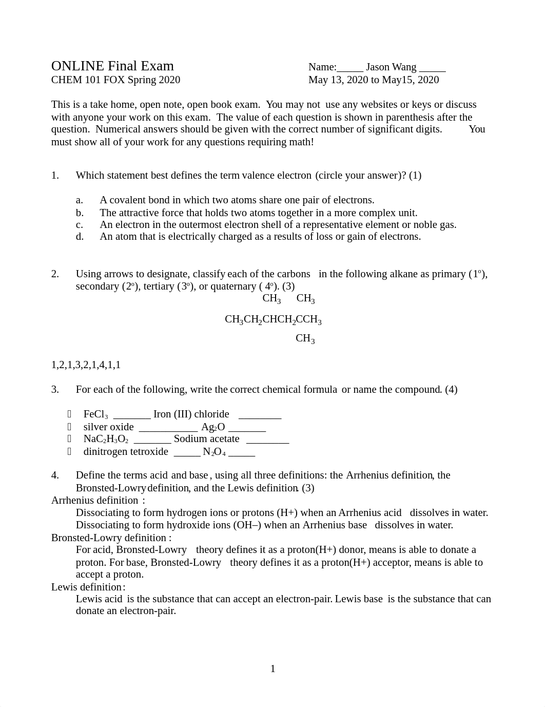 ONLINE Final exam-CHEM 101 Sp 20- separate assessment questions.doc_di21l5mumhd_page1