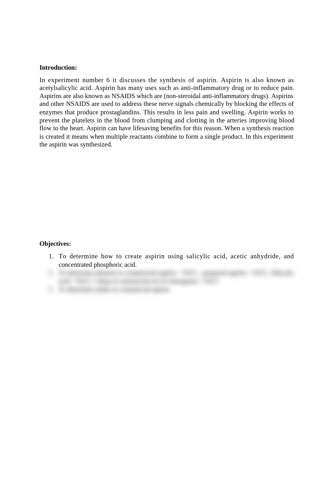 Lab Report #6- Synthesis of Aspirin.docx_di23iodoyxx_page2