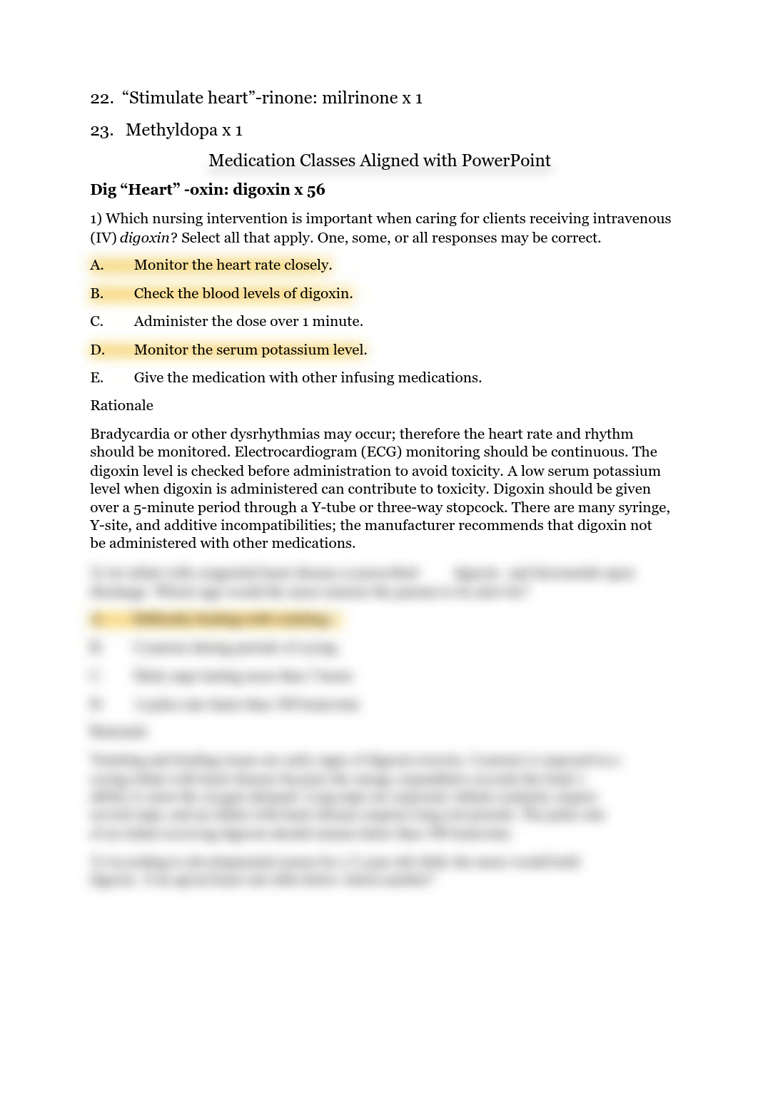 Homework Cardiology Pharmacology - Highlighted.pdf_di2u69n6nsn_page2