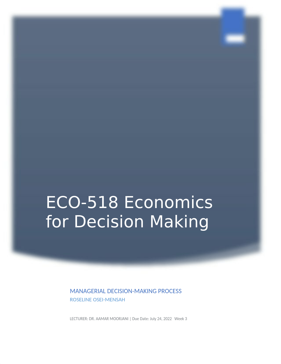 Course Hero Week 3 Assignmnet- Economics for Decision Making.docx_di2v8upe9vi_page1