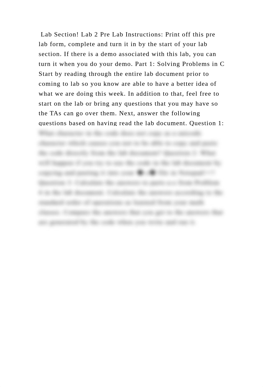 Lab Section! Lab 2 Pre Lab Instructions Print off this pre lab form,.docx_di2ztt139r5_page2