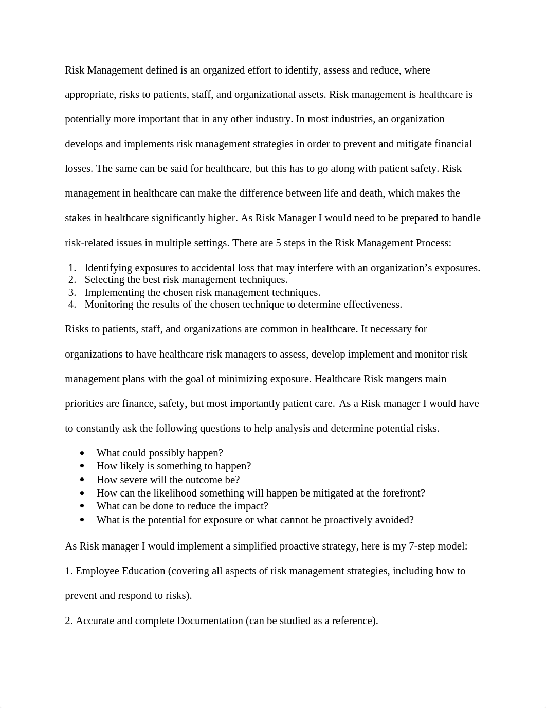 RM Semester Project _ Michelle Dejesus HSM 725 VAL.docx_di39357uwi7_page2