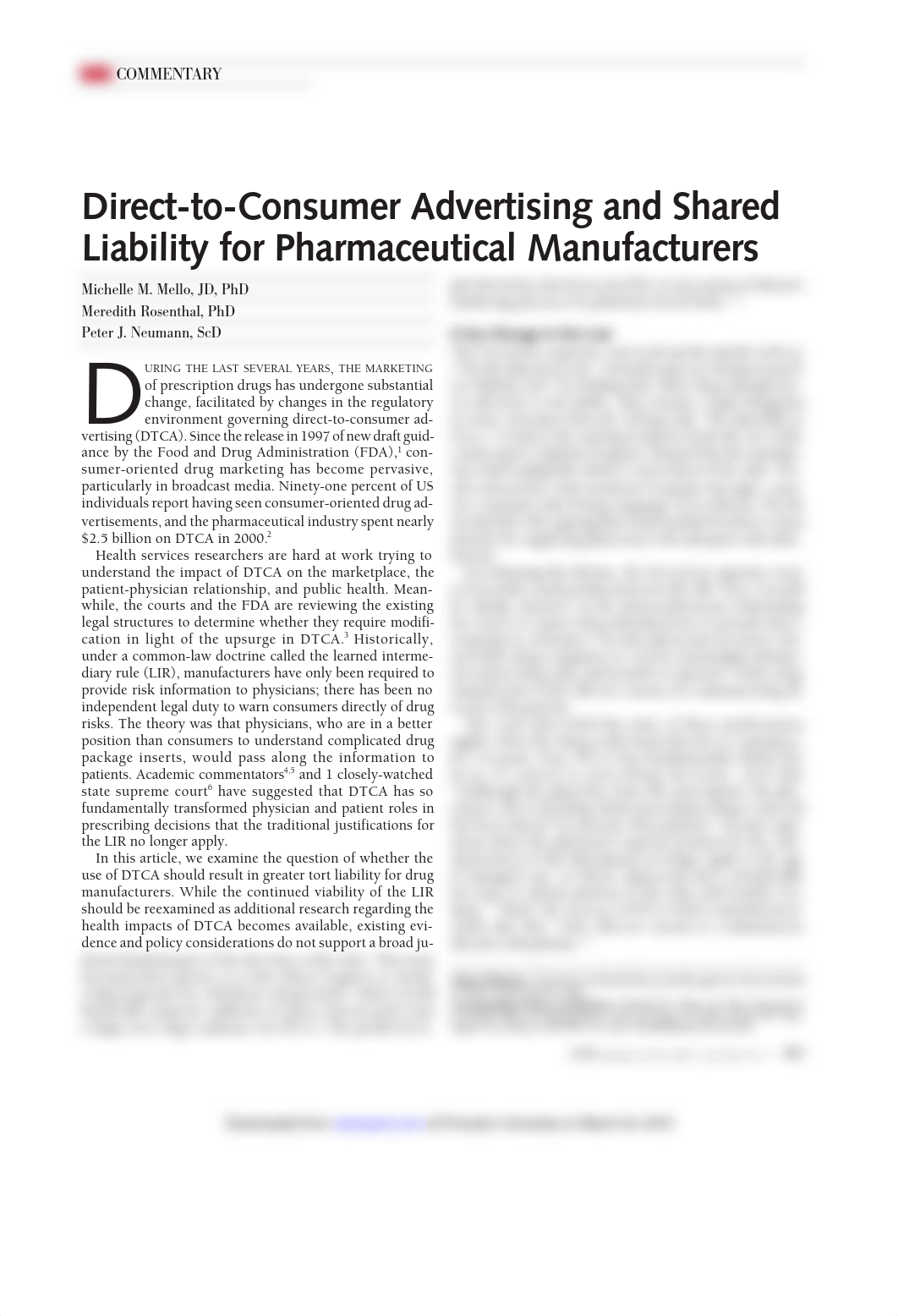 Mello et al's Direct-to-Consumer Advertising and Shared Liability for Pharmaceutical Manufacturers_di3kll5iyc6_page2